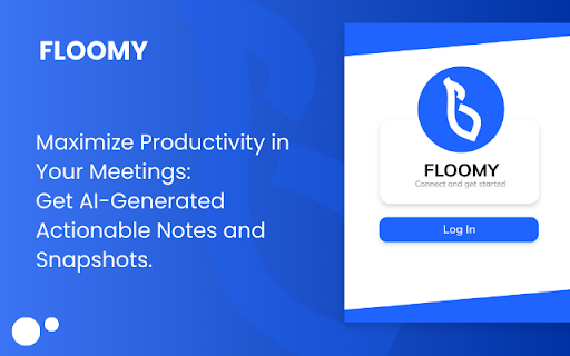 Floomy : Save time with Meeting Minutes (MOM)网页截图,Floomy : Save time with Meeting Minutes (MOM)网页快照