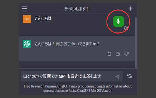 VoiceChatGPT网页截图,VoiceChatGPT网页快照