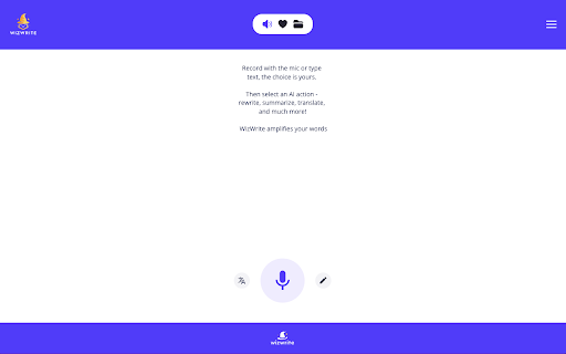 WizWrite – Record, Rewrite, WizWrite网页截图,WizWrite – Record, Rewrite, WizWrite网页快照