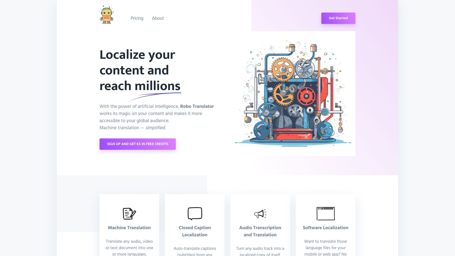 Robo Translator网页截图,Robo Translator网页快照