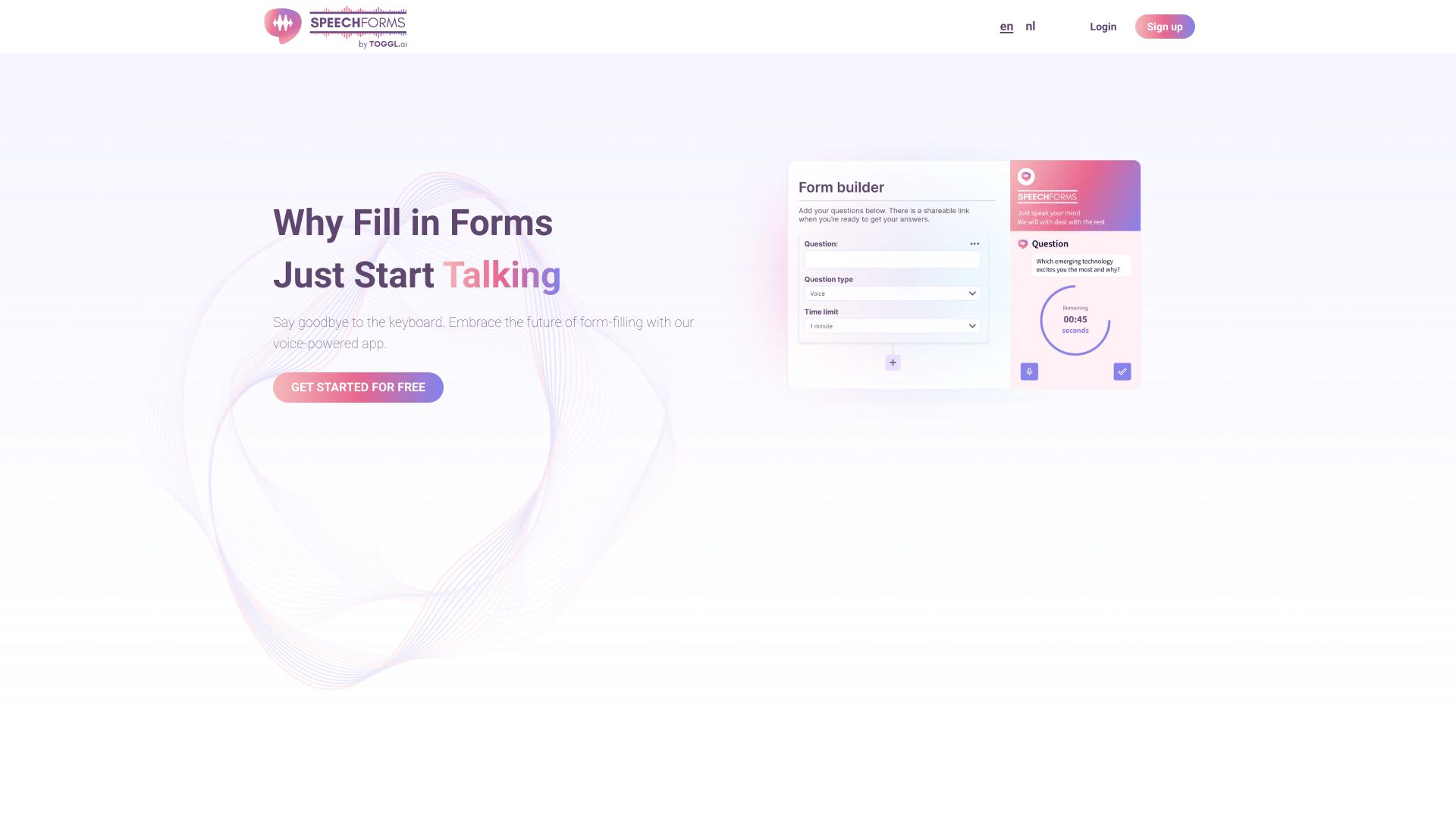 Speechforms网页截图,Speechforms网页快照