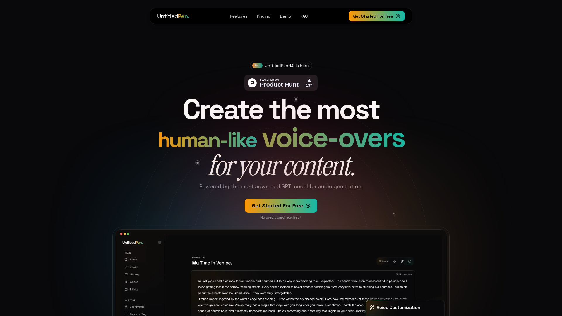UntitledPen网页截图,UntitledPen网页快照