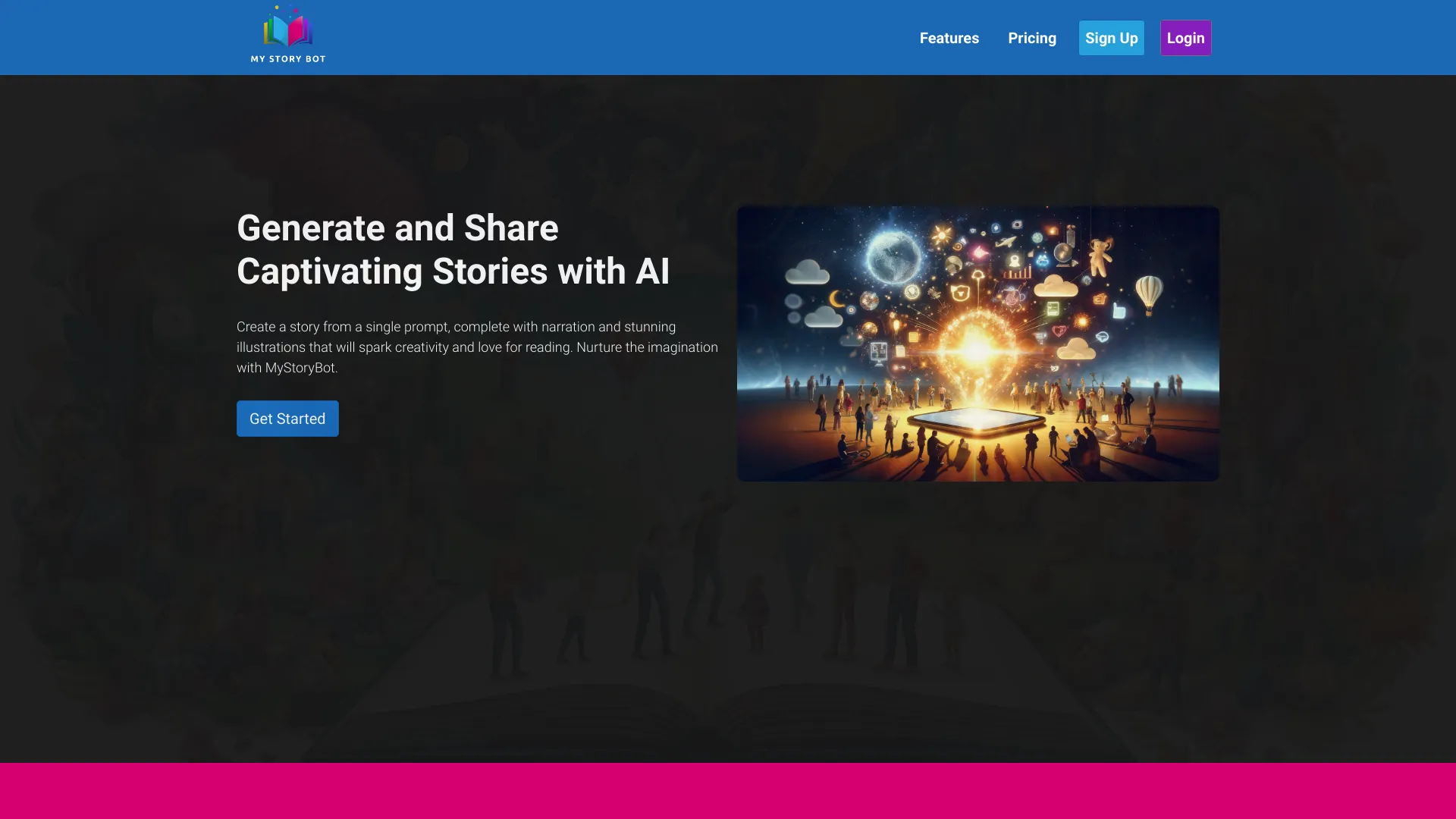 My StoryBot网页截图,My StoryBot网页快照