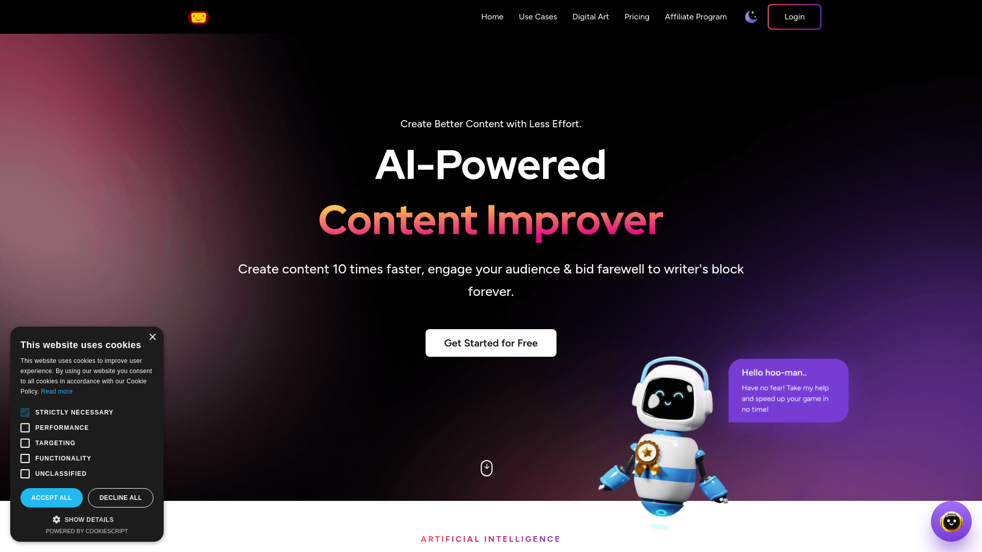 Everneed AI网页截图,Everneed AI网页快照