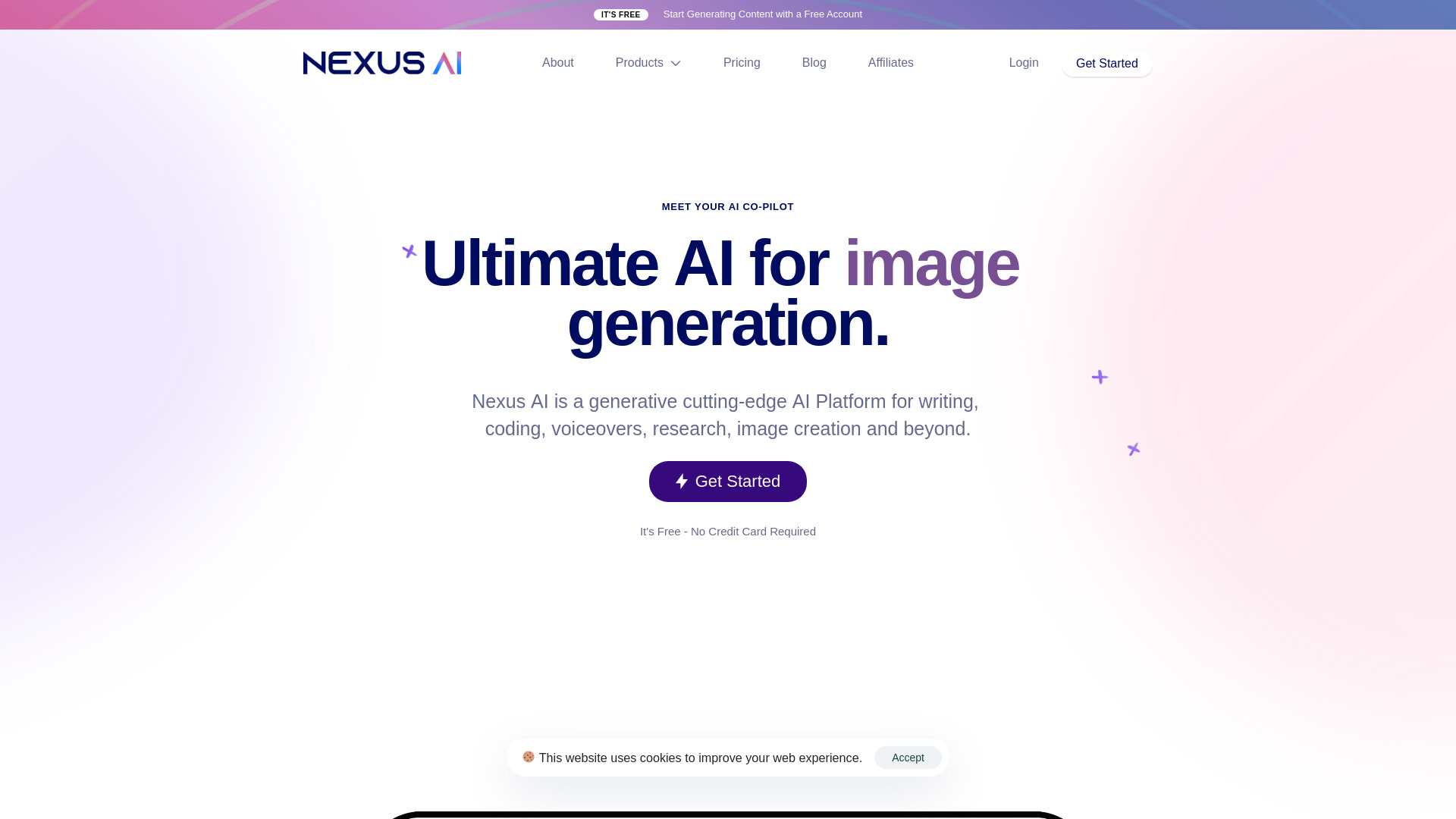 Nexus AI网页截图,Nexus AI网页快照