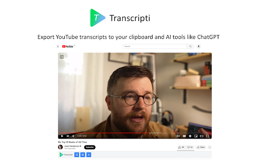 Transcripti网页截图,Transcripti网页快照