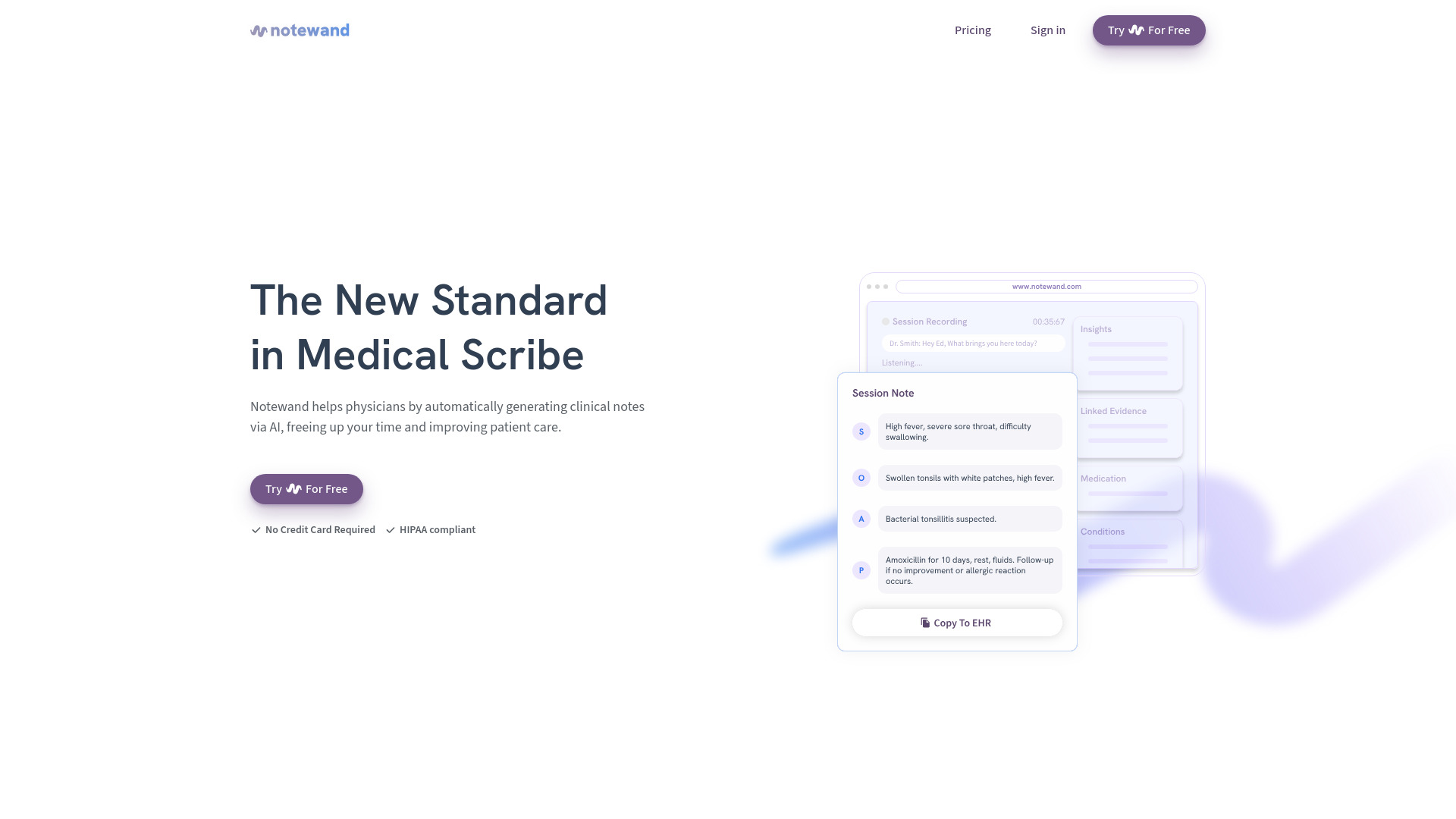 Notewand网页截图,Notewand网页快照