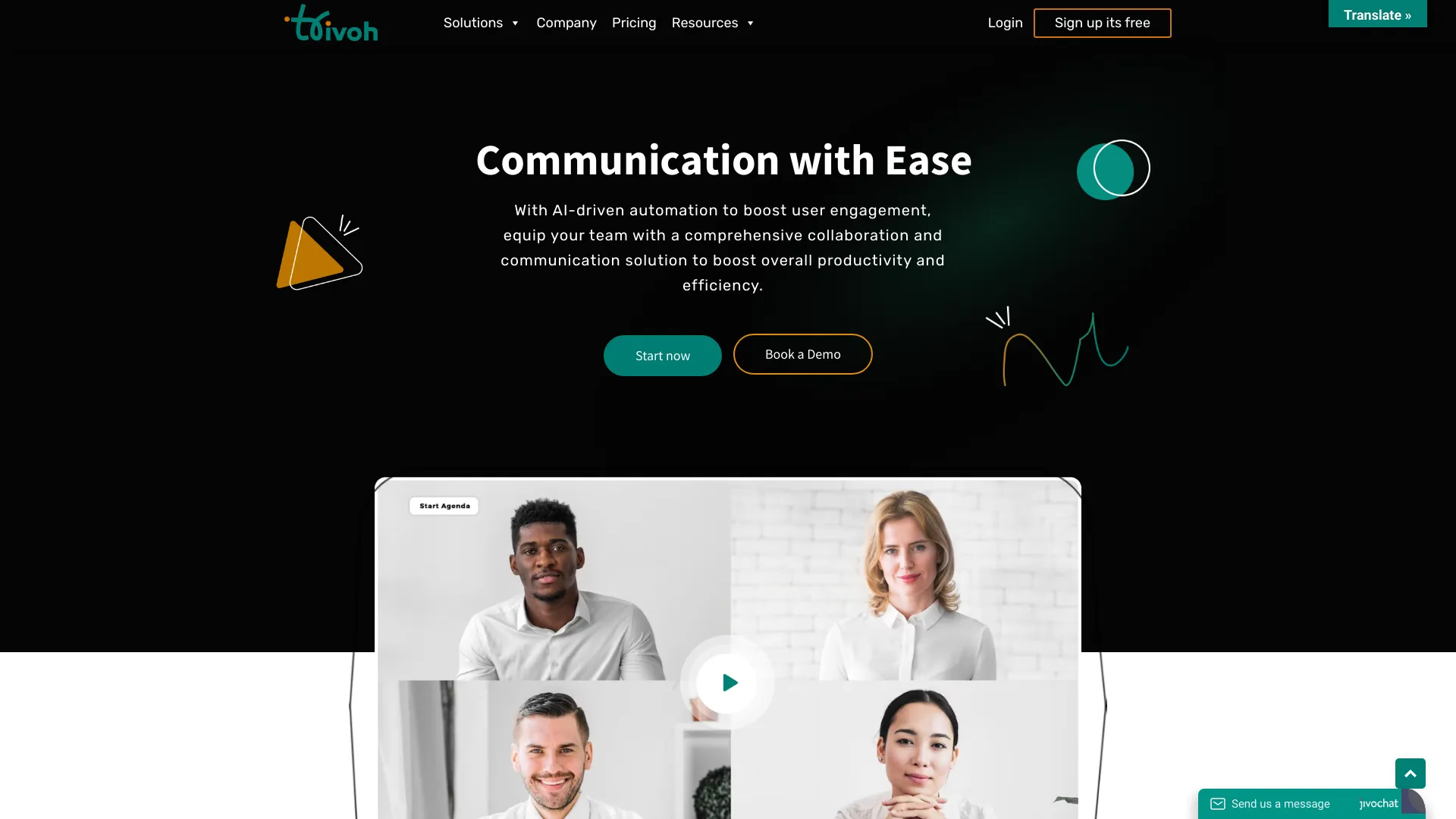 Trivoh网页截图,Trivoh网页快照