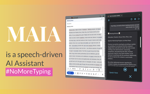 My AI Assistant (MAIA)网页截图,My AI Assistant (MAIA)网页快照