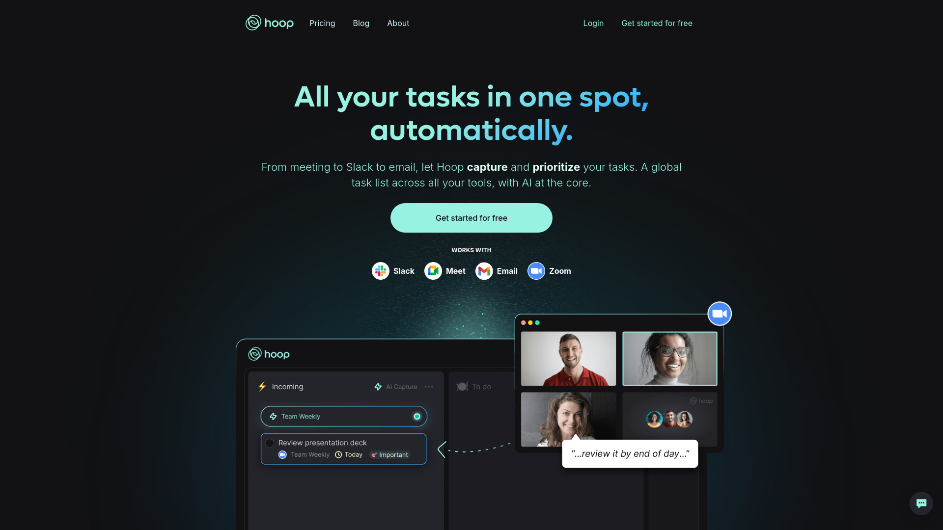 Hoop网页截图,Hoop网页快照