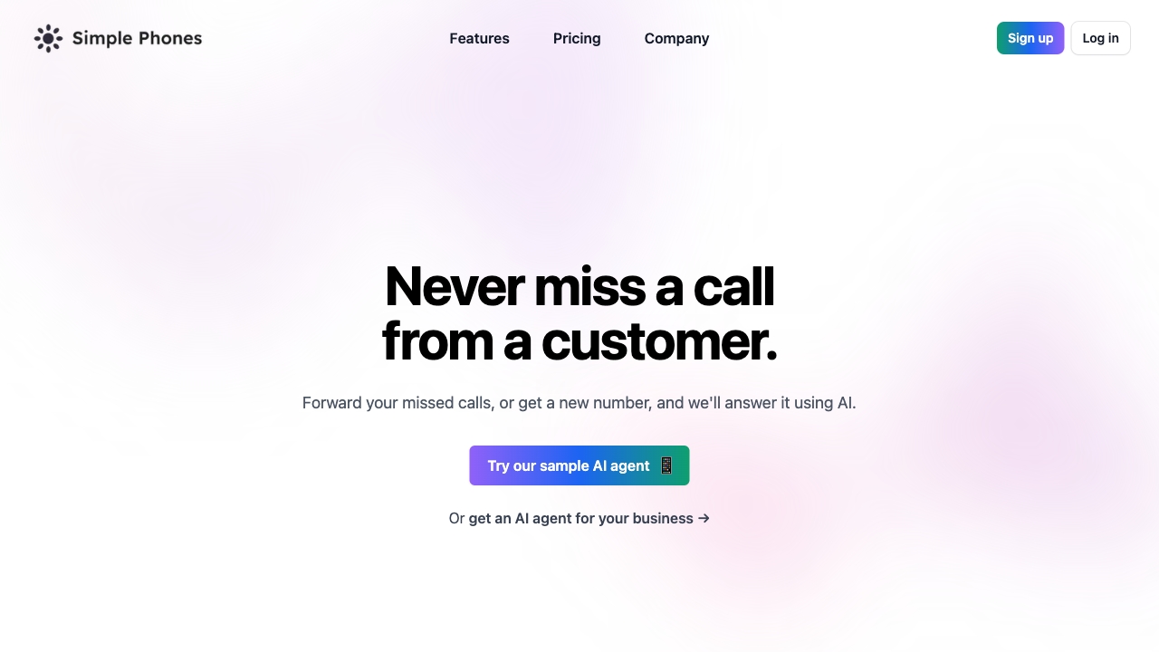 Simple Phones网页截图,Simple Phones网页快照