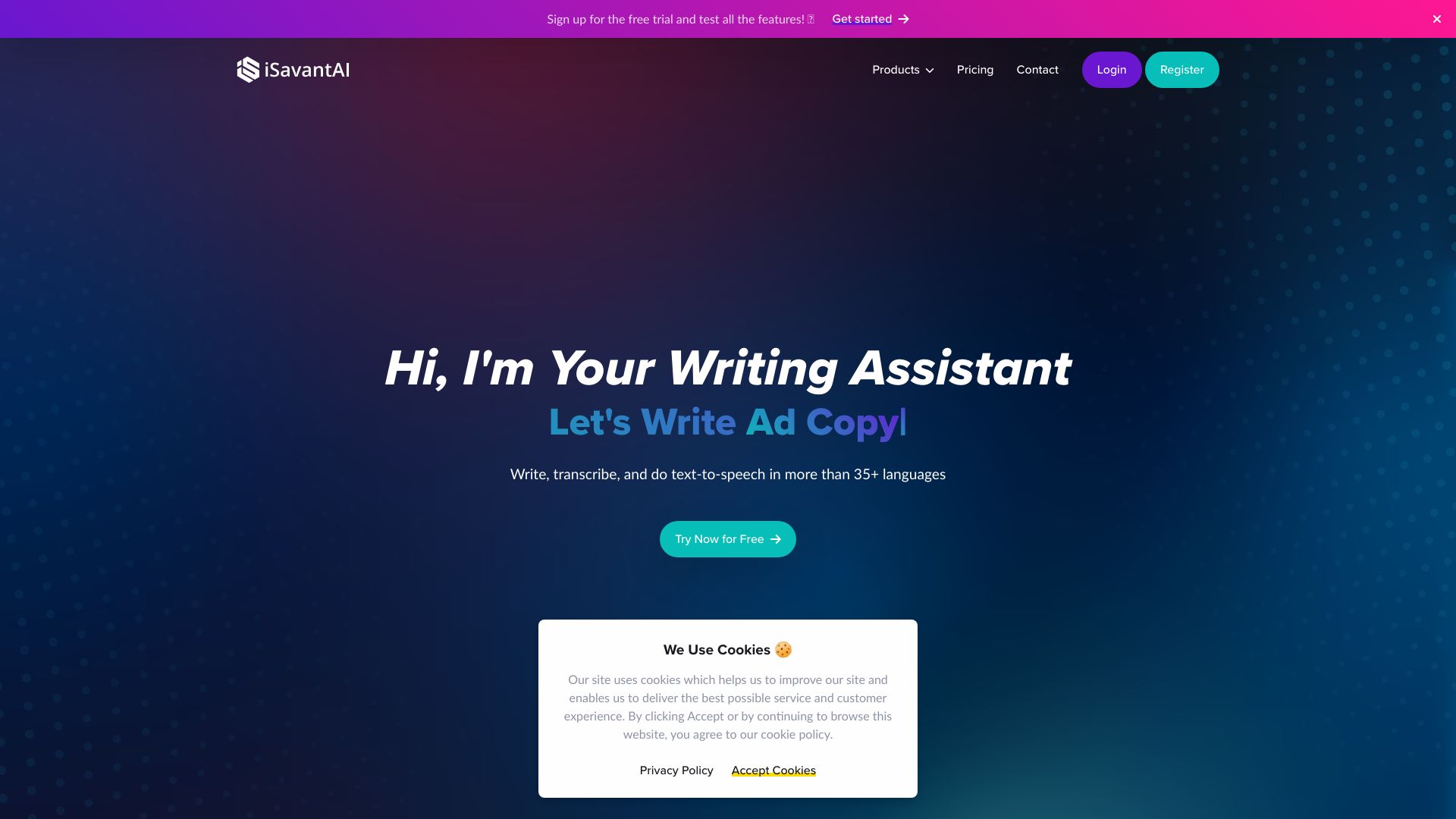 iSavantAI网页截图,iSavantAI网页快照