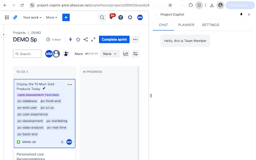Project Copilot网页截图,Project Copilot网页快照