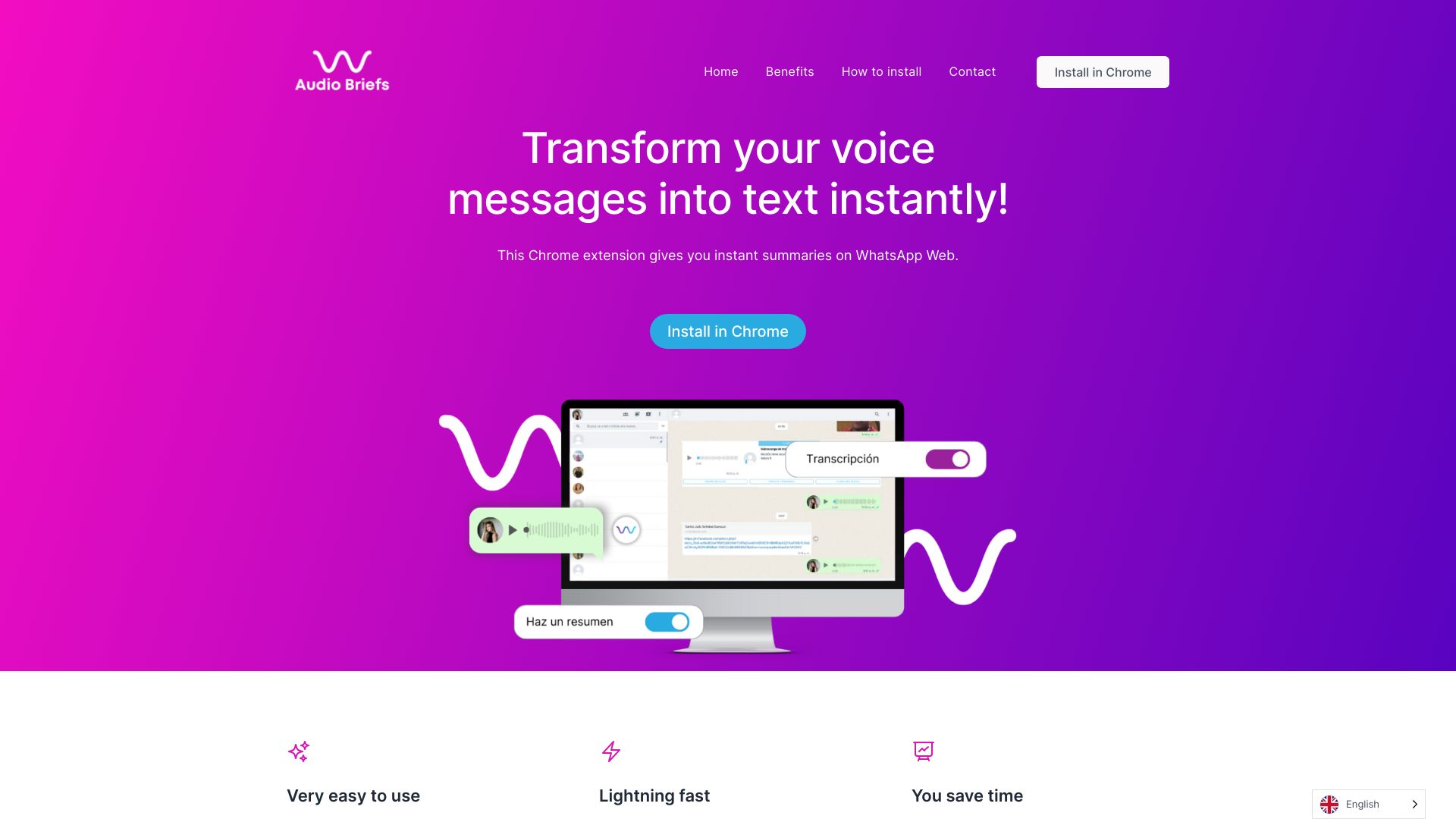 AudioBriefs网页截图,AudioBriefs网页快照
