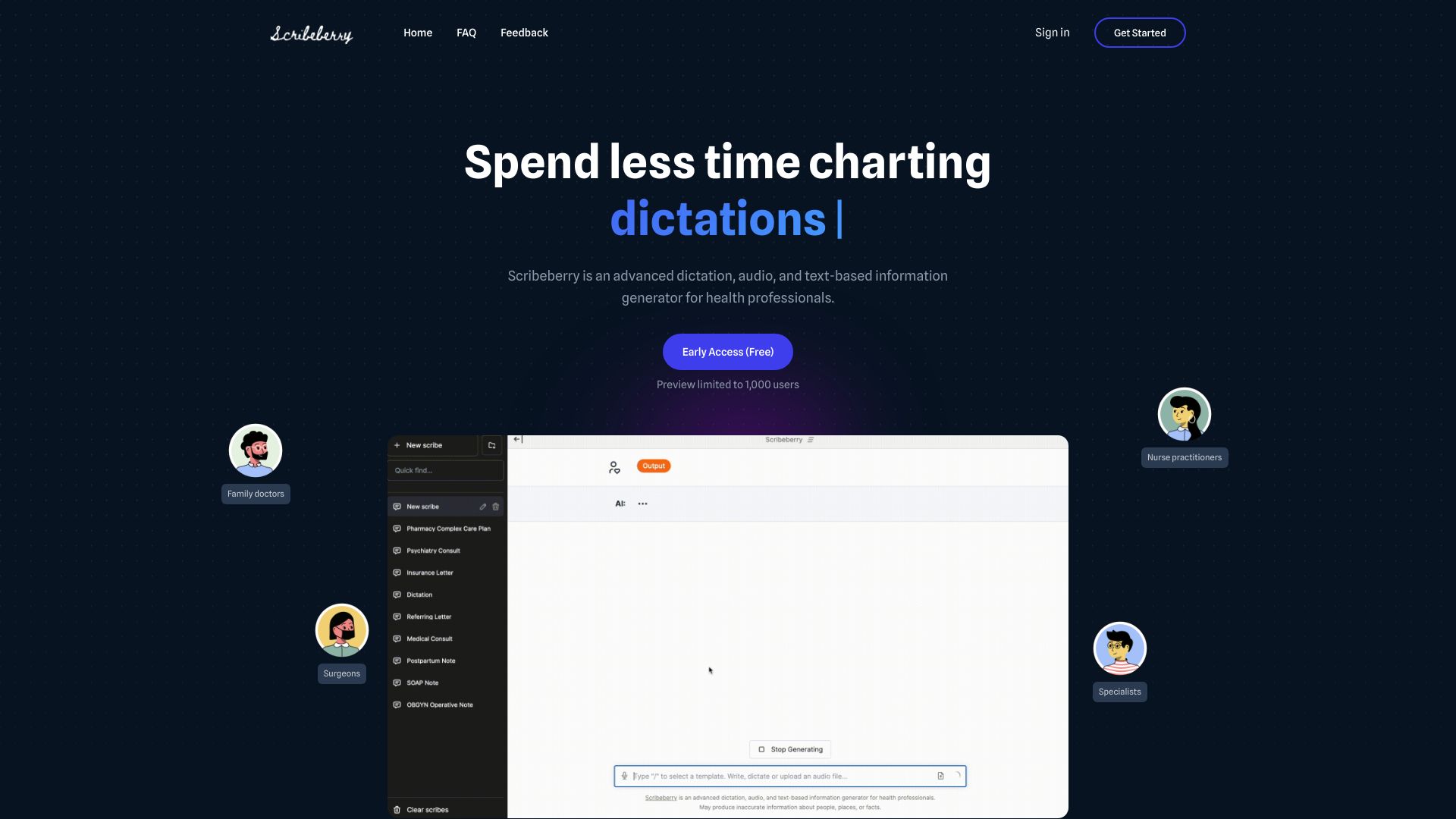 ScribeBerry网页截图,ScribeBerry网页快照