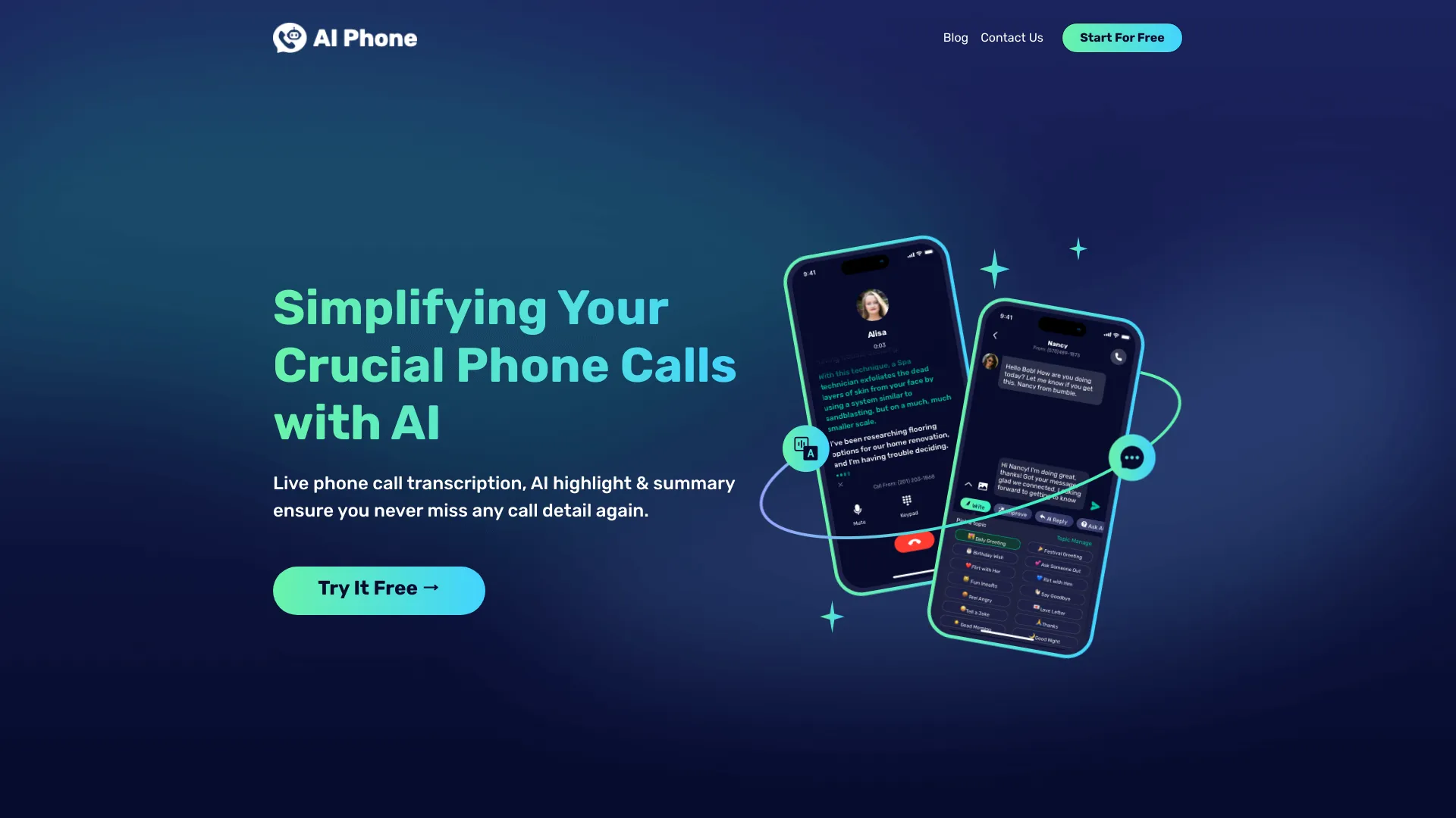AI Phone网页截图,AI Phone网页快照