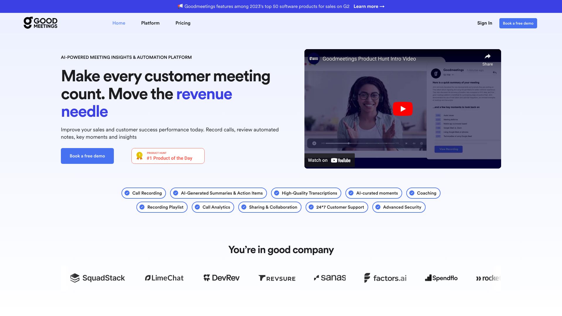 Goodmeetings网页截图,Goodmeetings网页快照