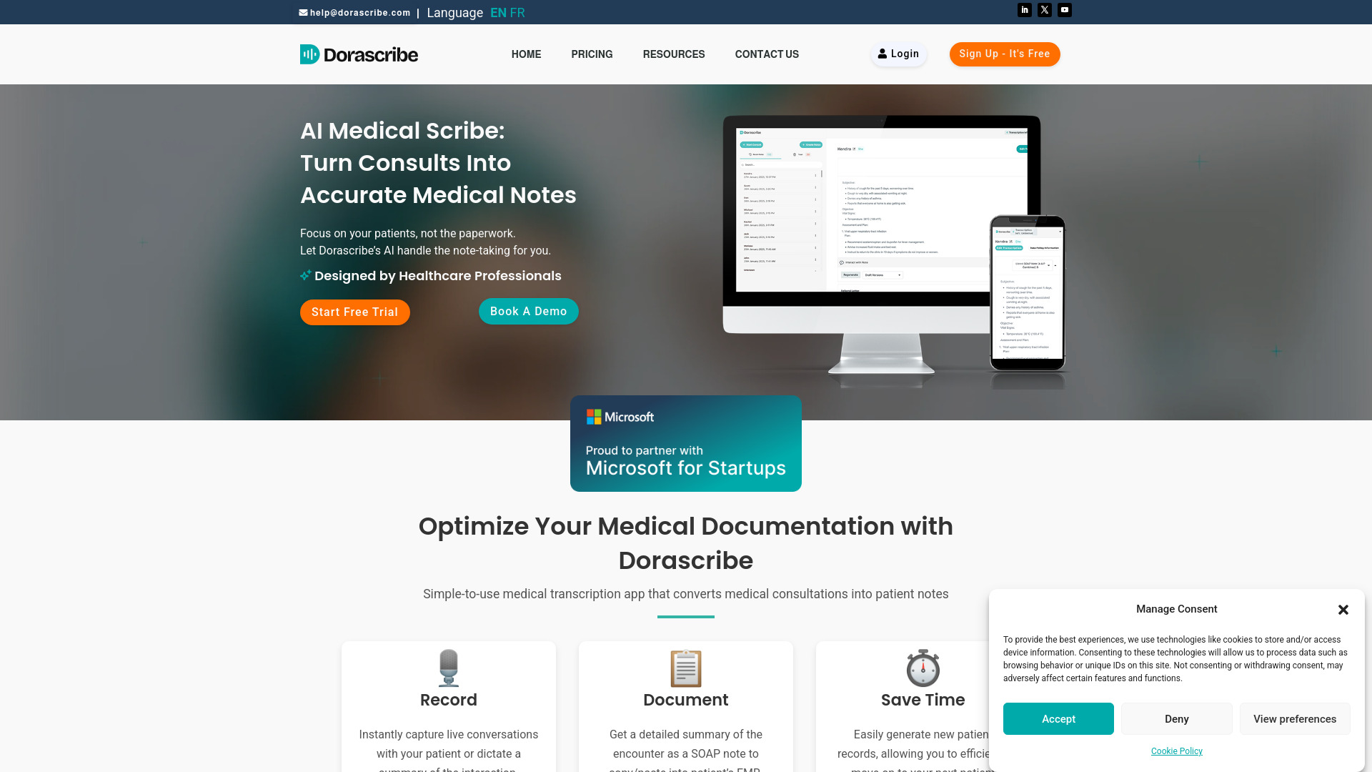 Dorascribe网页截图,Dorascribe网页快照