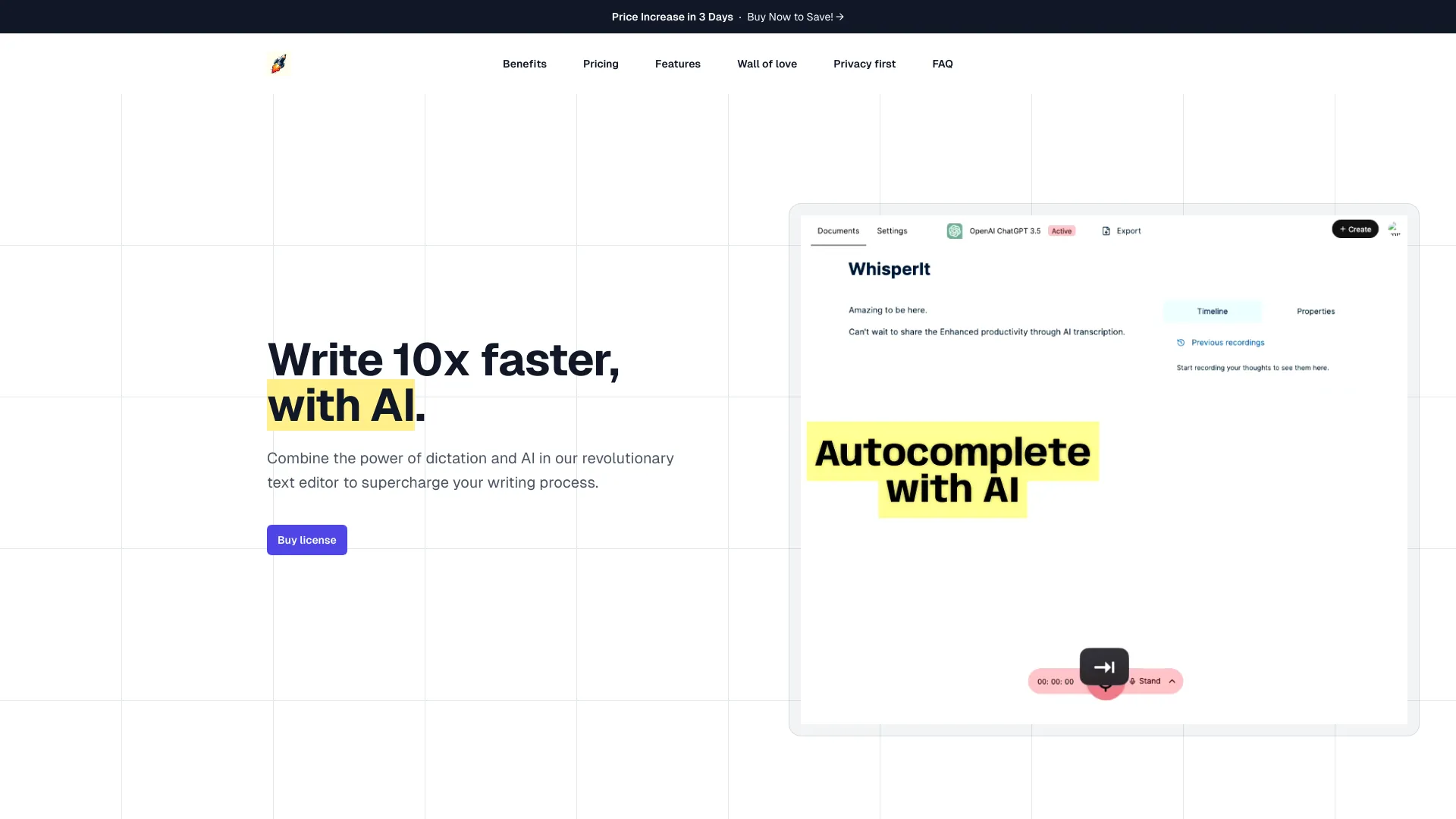 WhisperIt网页截图,WhisperIt网页快照