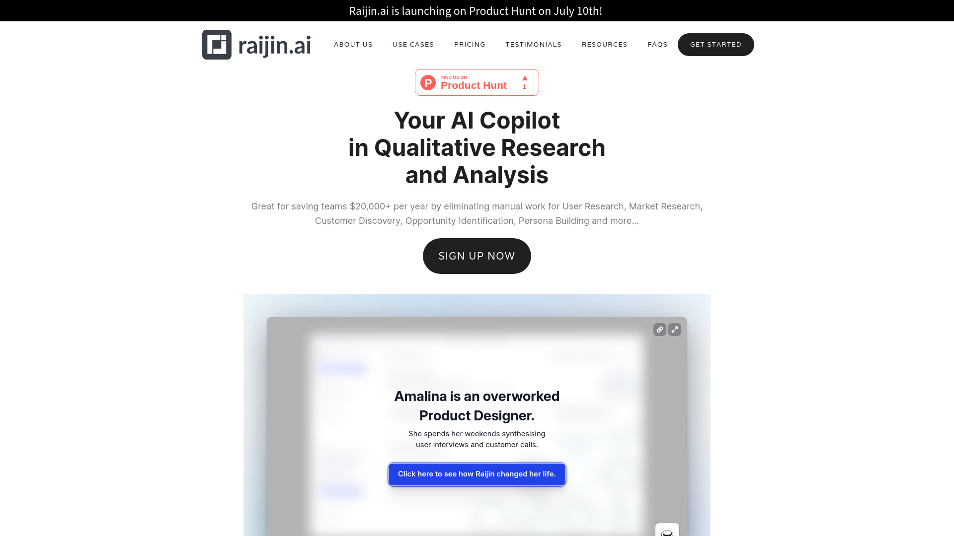 Raijin.ai网页截图,Raijin.ai网页快照
