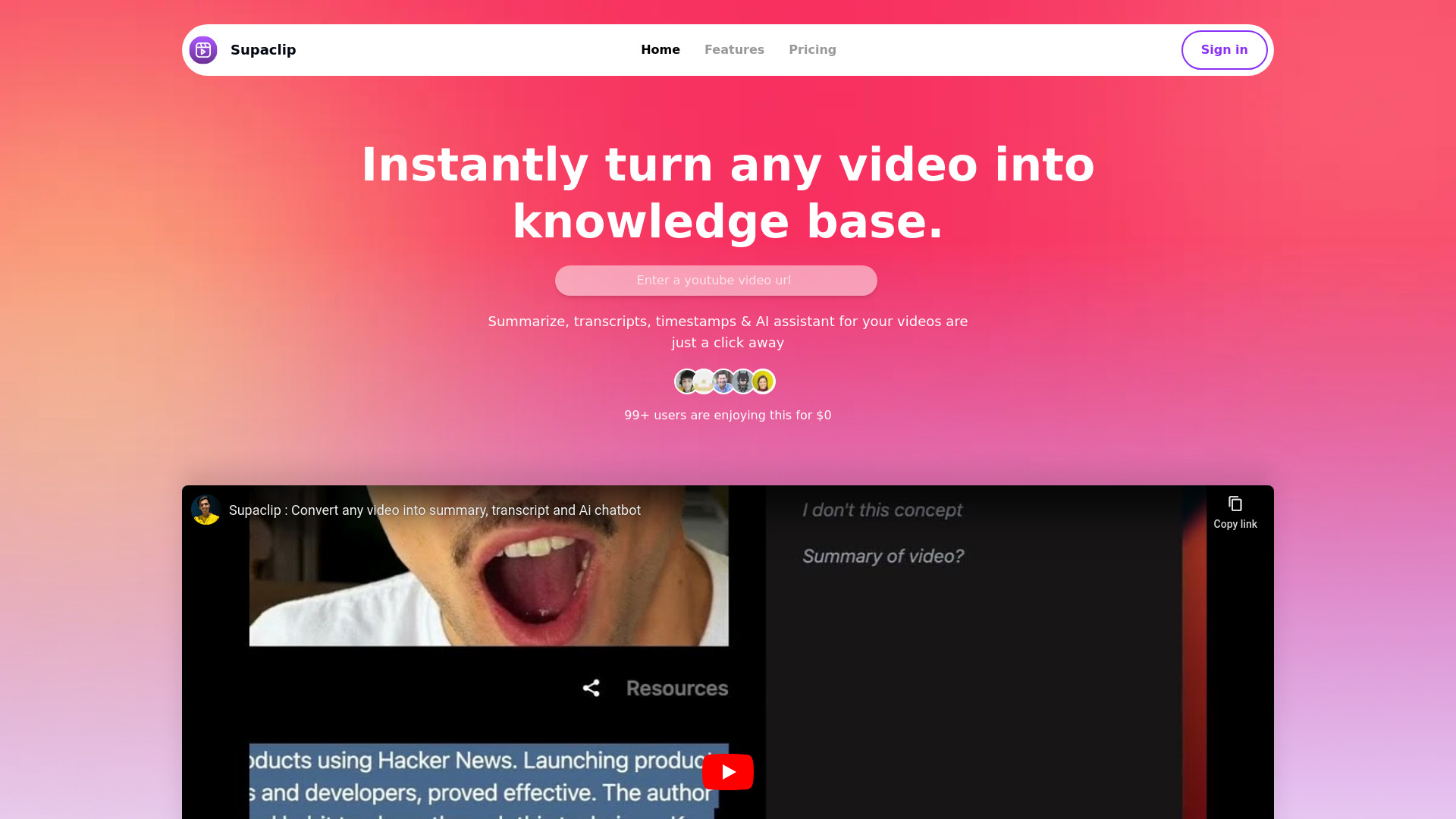 Supaclip网页截图,Supaclip网页快照