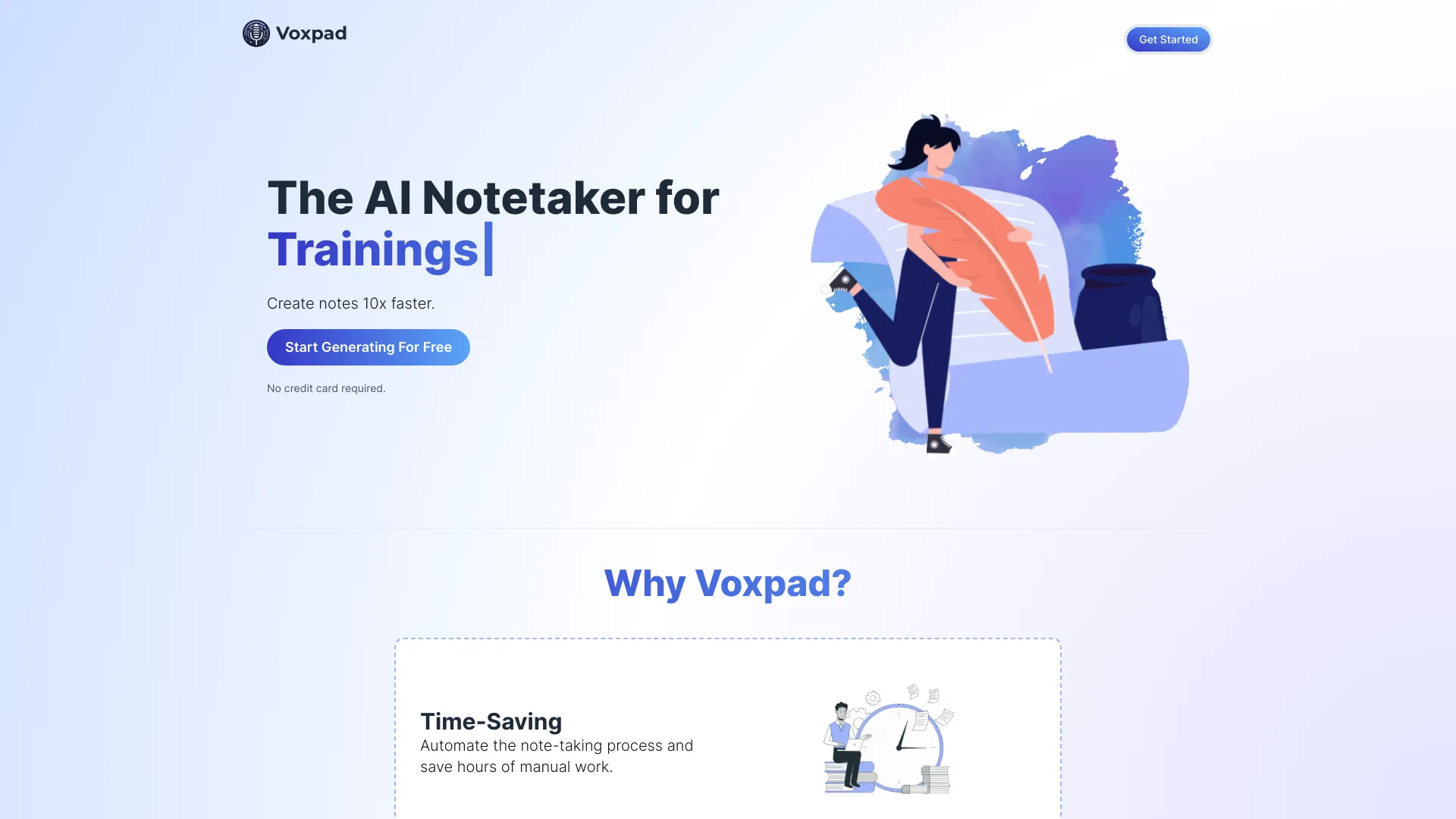 Voxpad网页截图,Voxpad网页快照