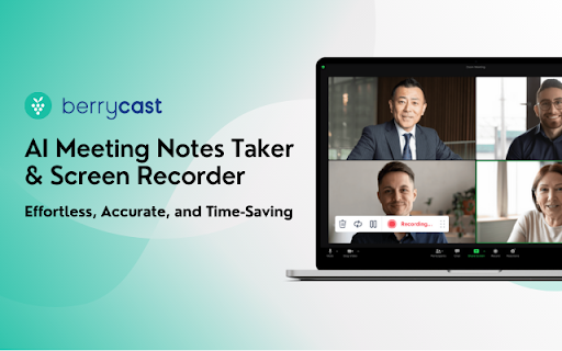 AI Meeting Notes Taker & Screen Recorder网页截图,AI Meeting Notes Taker & Screen Recorder网页快照
