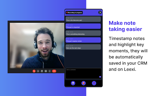 Leexi – Google Meet recording网页截图,Leexi – Google Meet recording网页快照