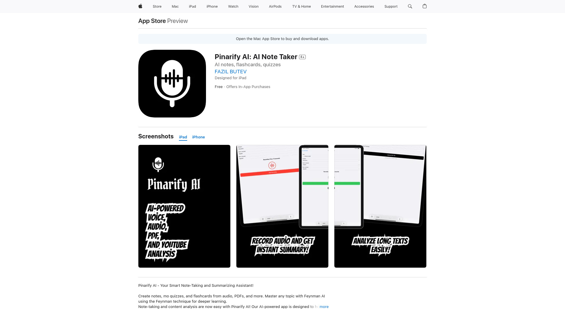 Pinarify AI网页截图,Pinarify AI网页快照