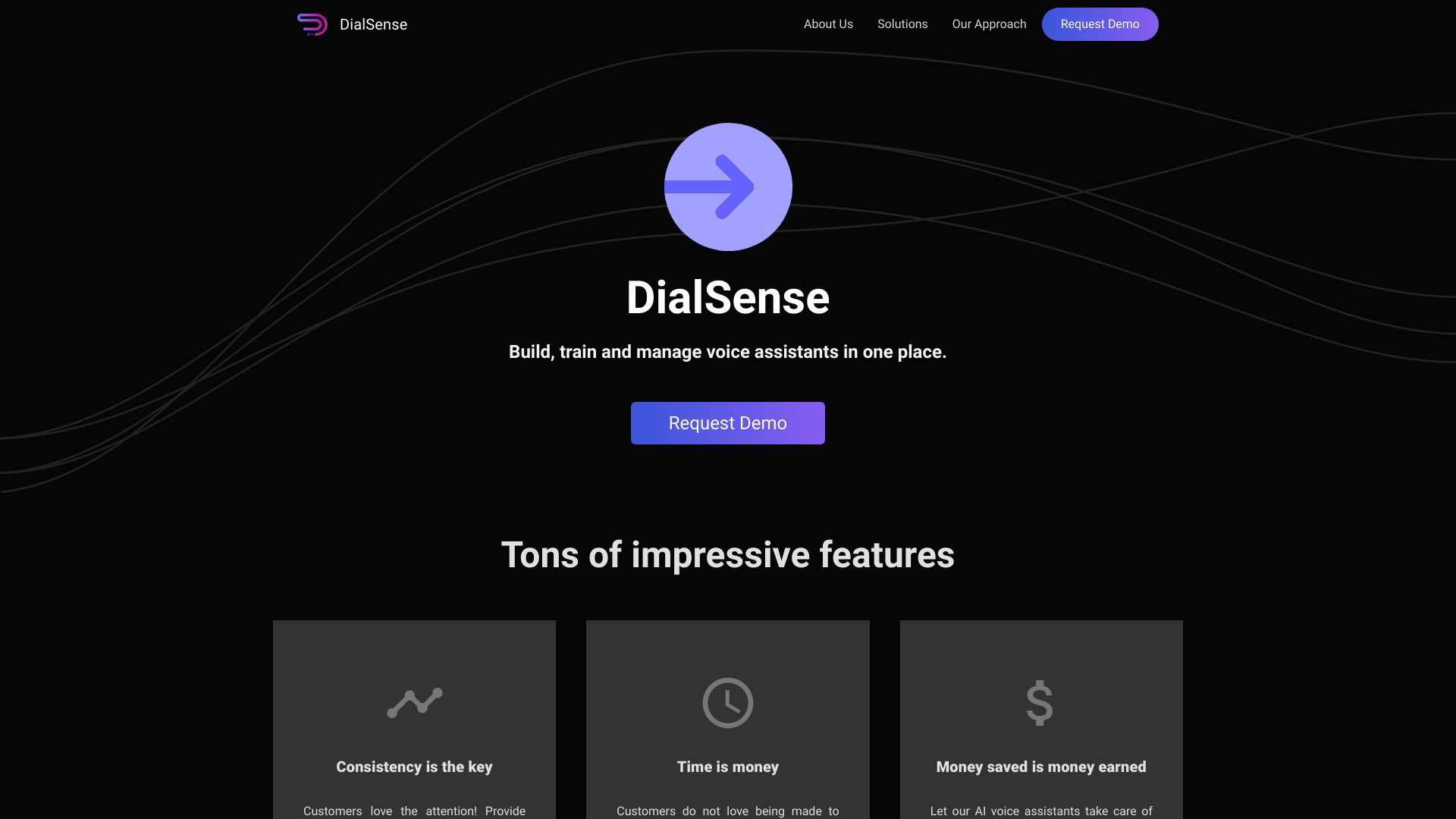 DialSense网页截图,DialSense网页快照