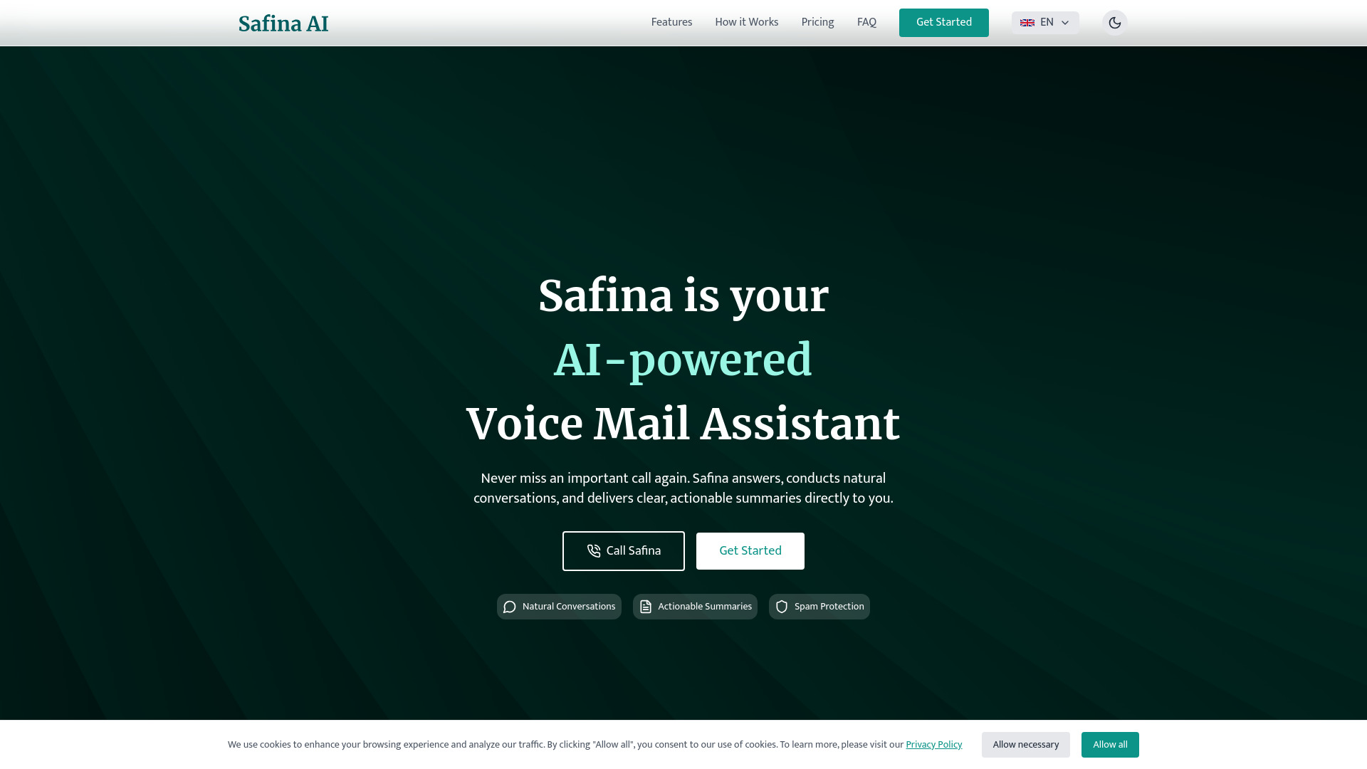 Safina AI网页截图,Safina AI网页快照