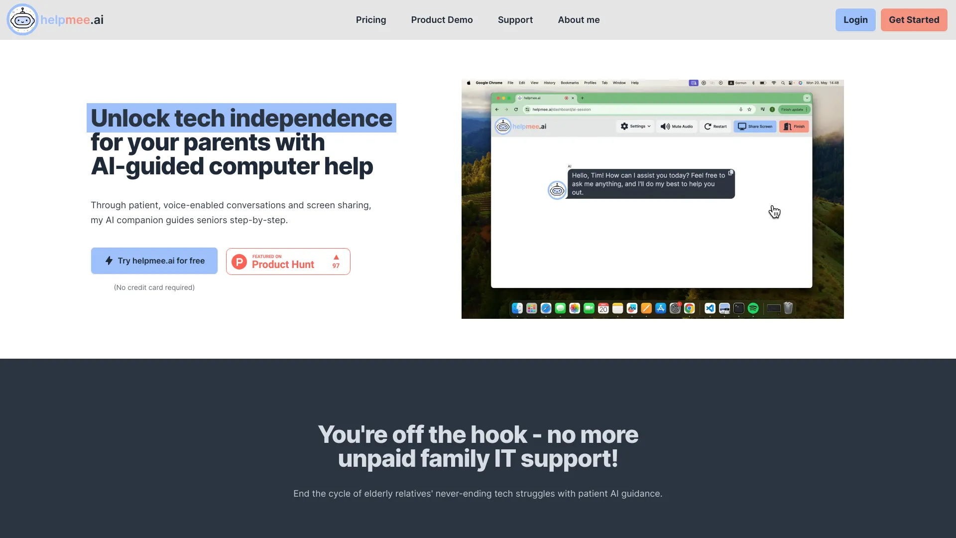 helpmee.ai网页截图,helpmee.ai网页快照