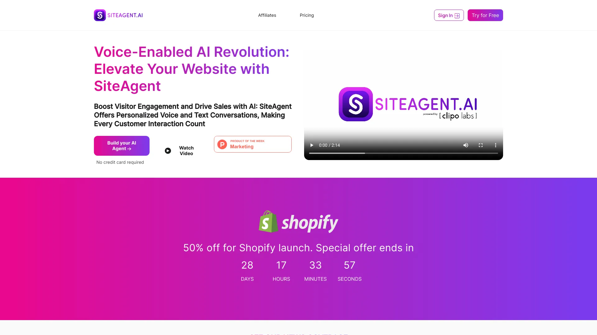 SiteAgent.AI网页截图,SiteAgent.AI网页快照