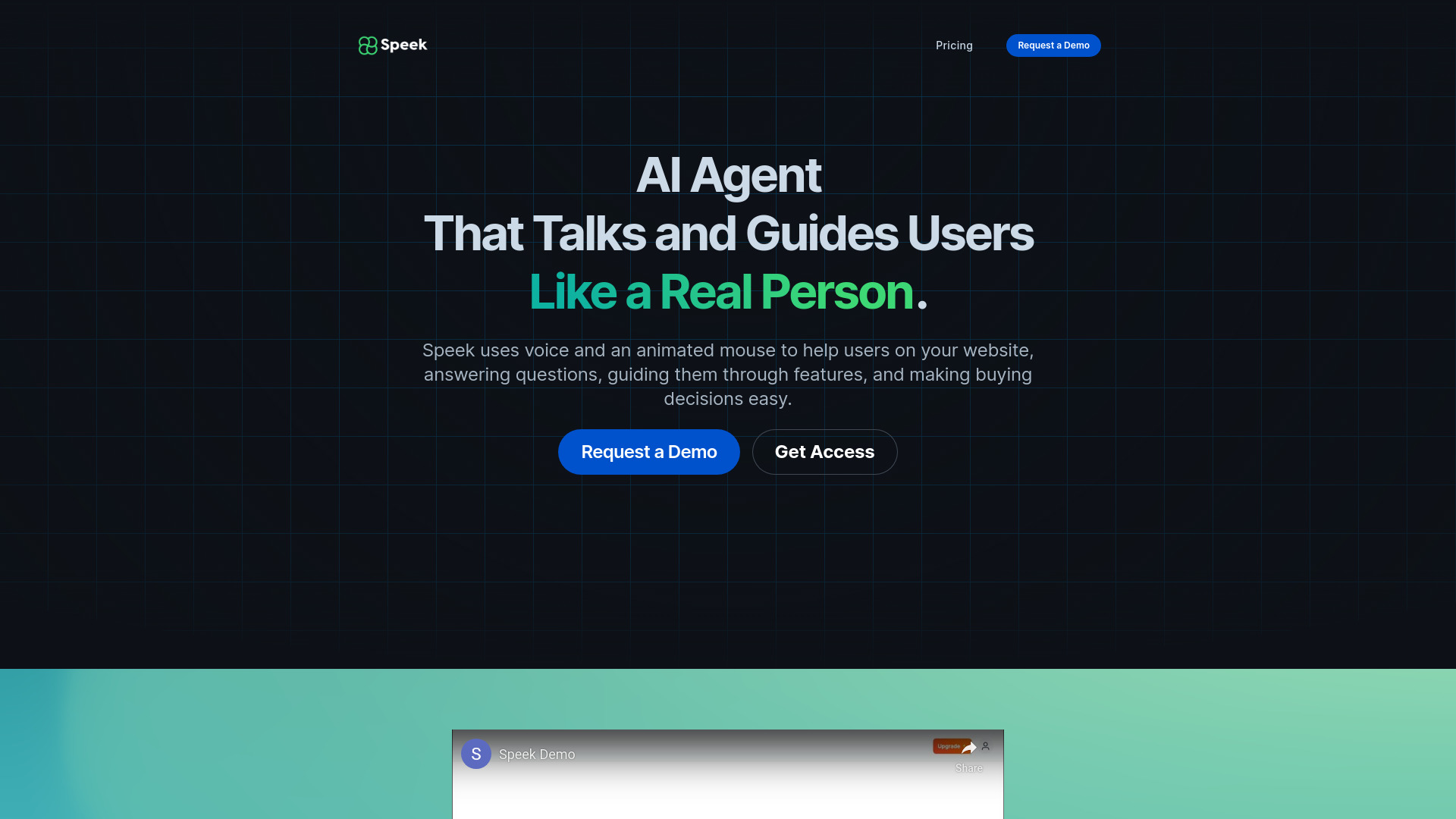 Speek AI网页截图,Speek AI网页快照