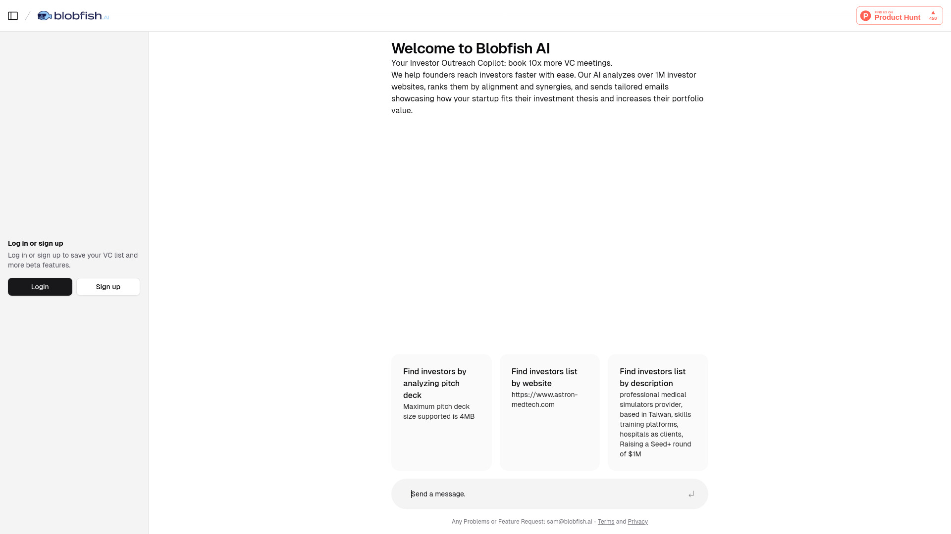 Blobfish AI网页截图,Blobfish AI网页快照