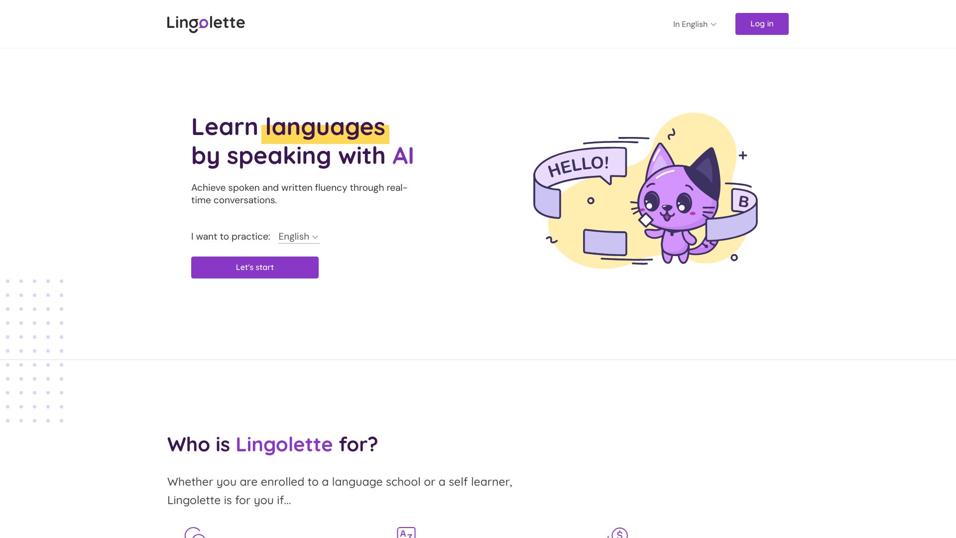 Lingolette网页截图,Lingolette网页快照