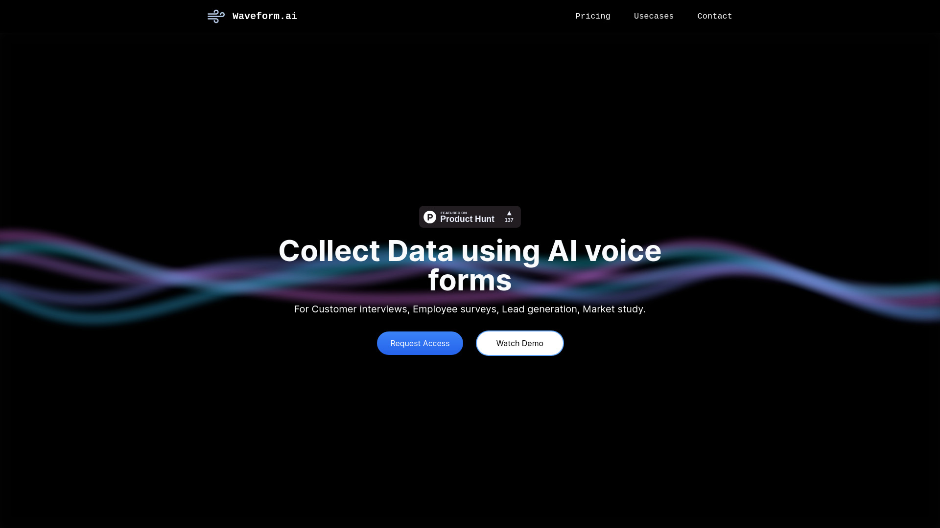 Waveform.ai网页截图,Waveform.ai网页快照