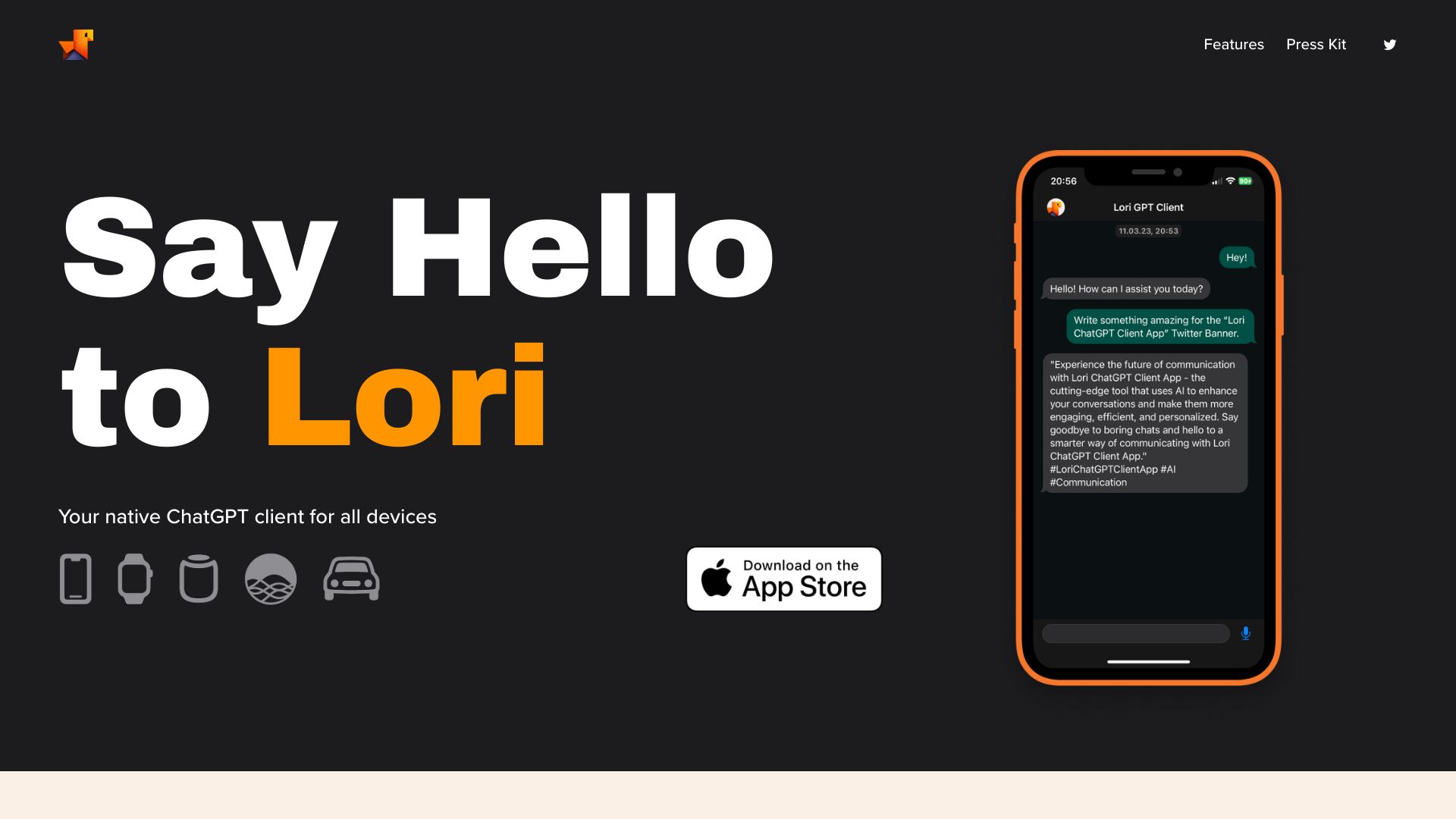 Lori网页截图,Lori网页快照