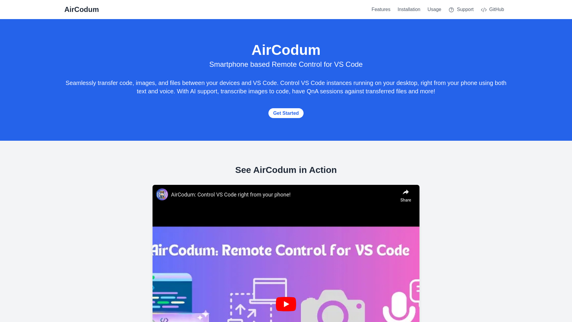 CodeAir网页截图,CodeAir网页快照