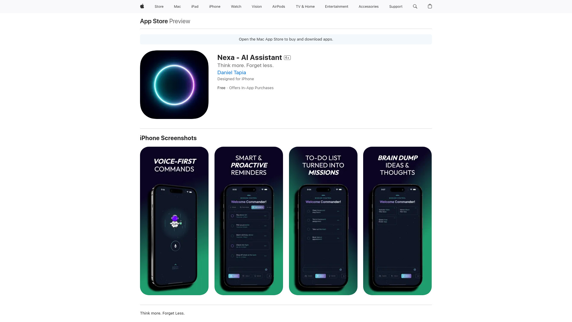 Nexa – AI Assistant网页截图,Nexa – AI Assistant网页快照
