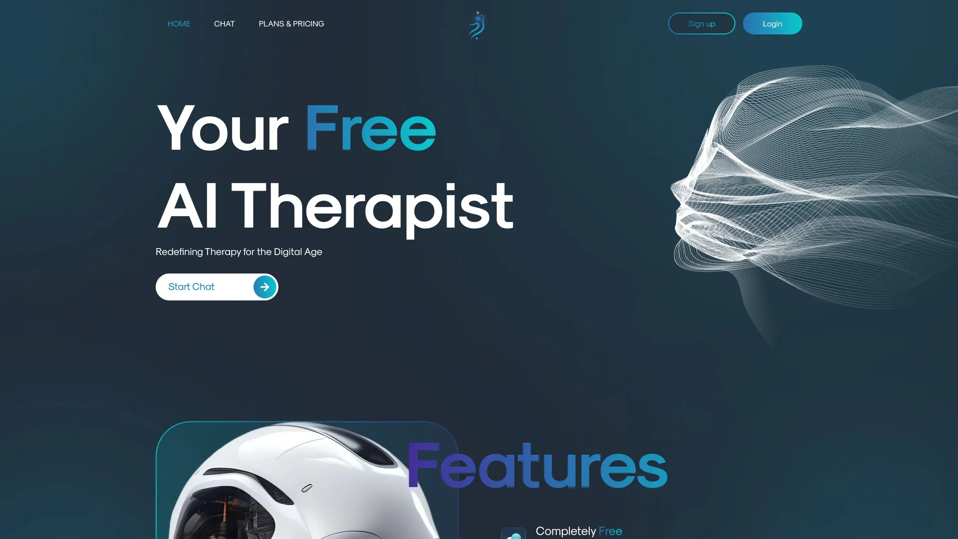 Free AI Therapy网页截图,Free AI Therapy网页快照