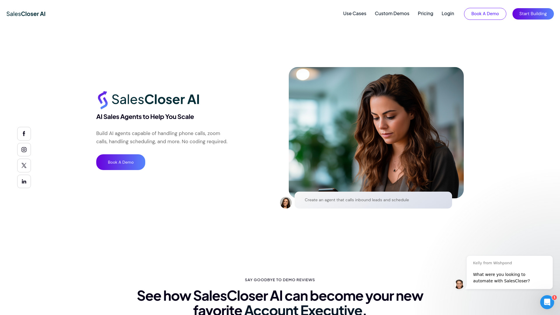 SalesCloser AI网页截图,SalesCloser AI网页快照
