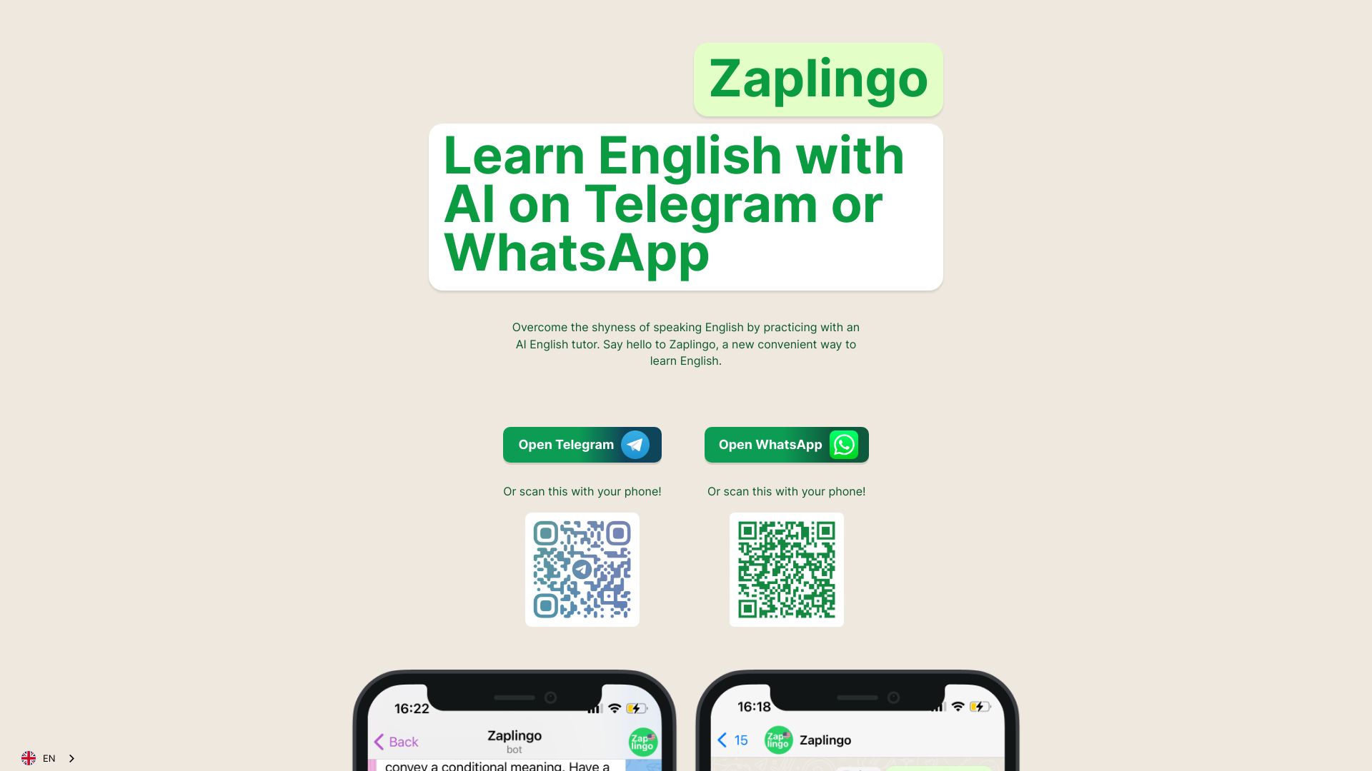 Zaplingo网页截图,Zaplingo网页快照