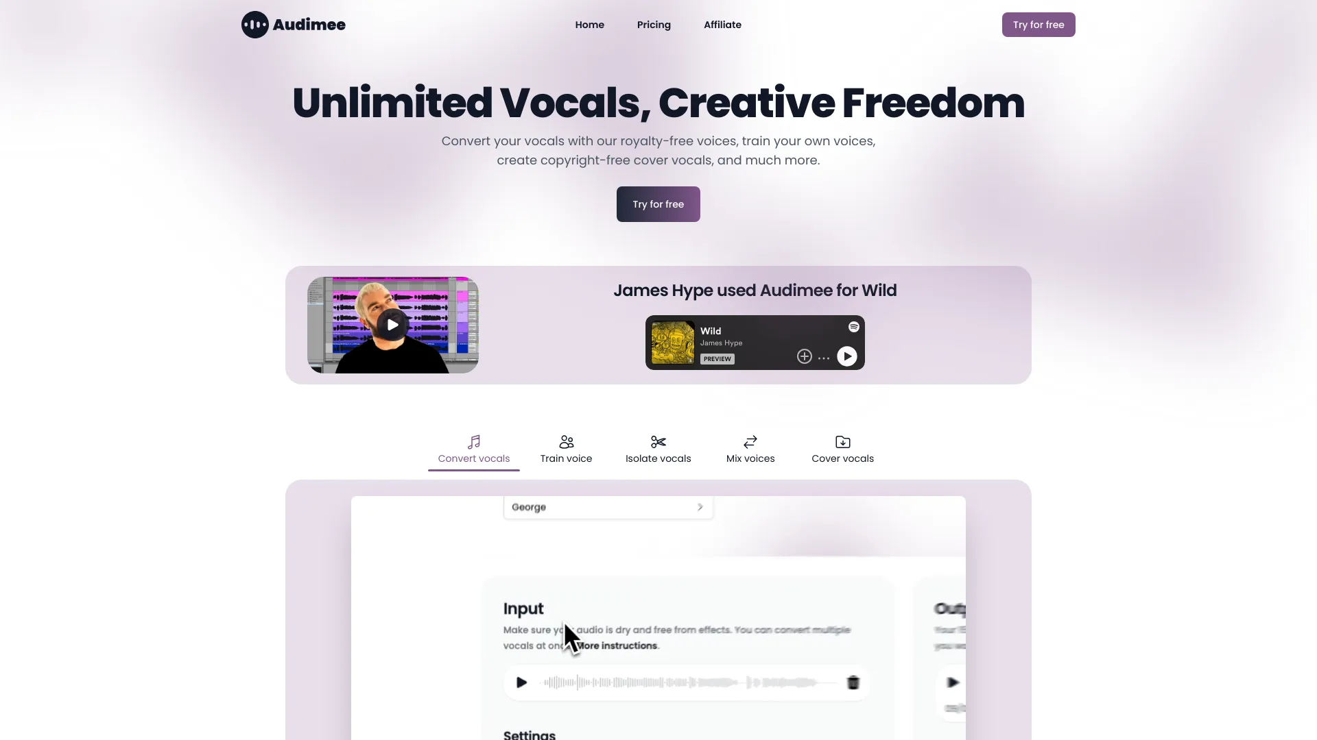 Audimee网页截图,Audimee网页快照
