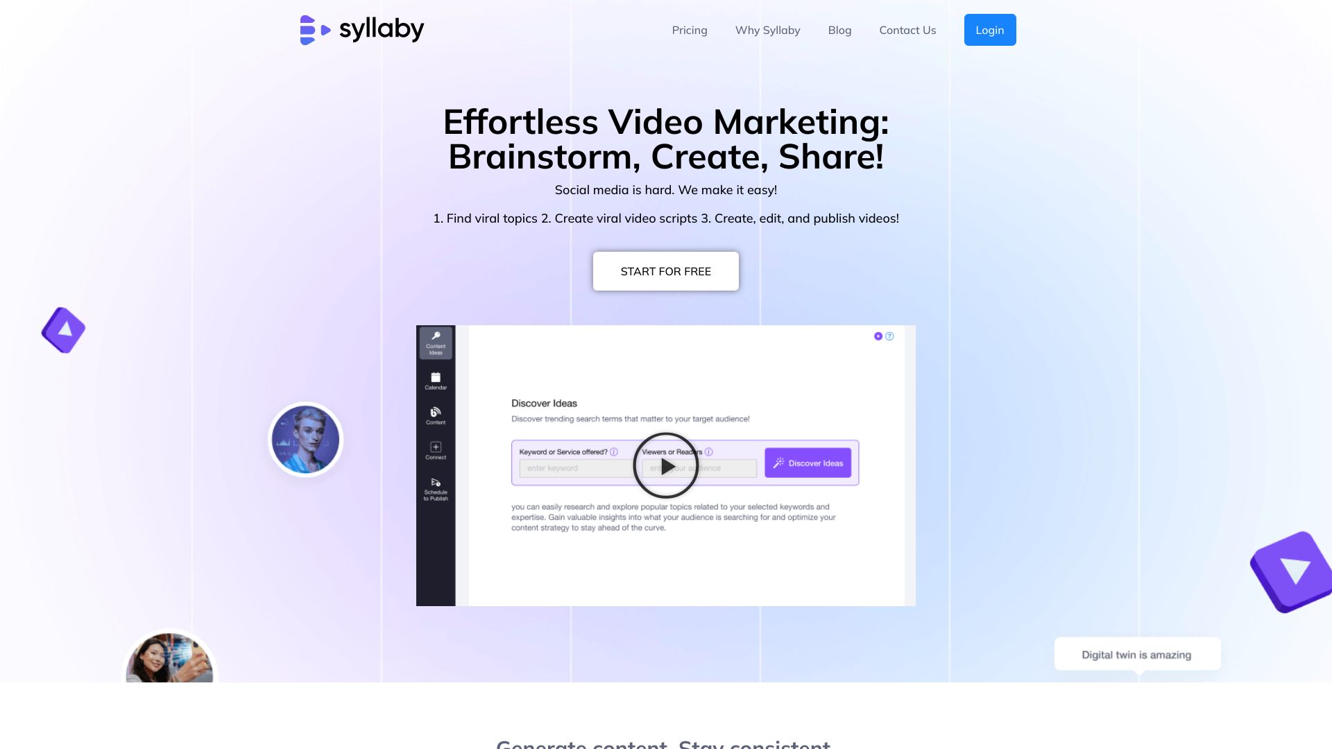 Syllaby网页截图,Syllaby网页快照