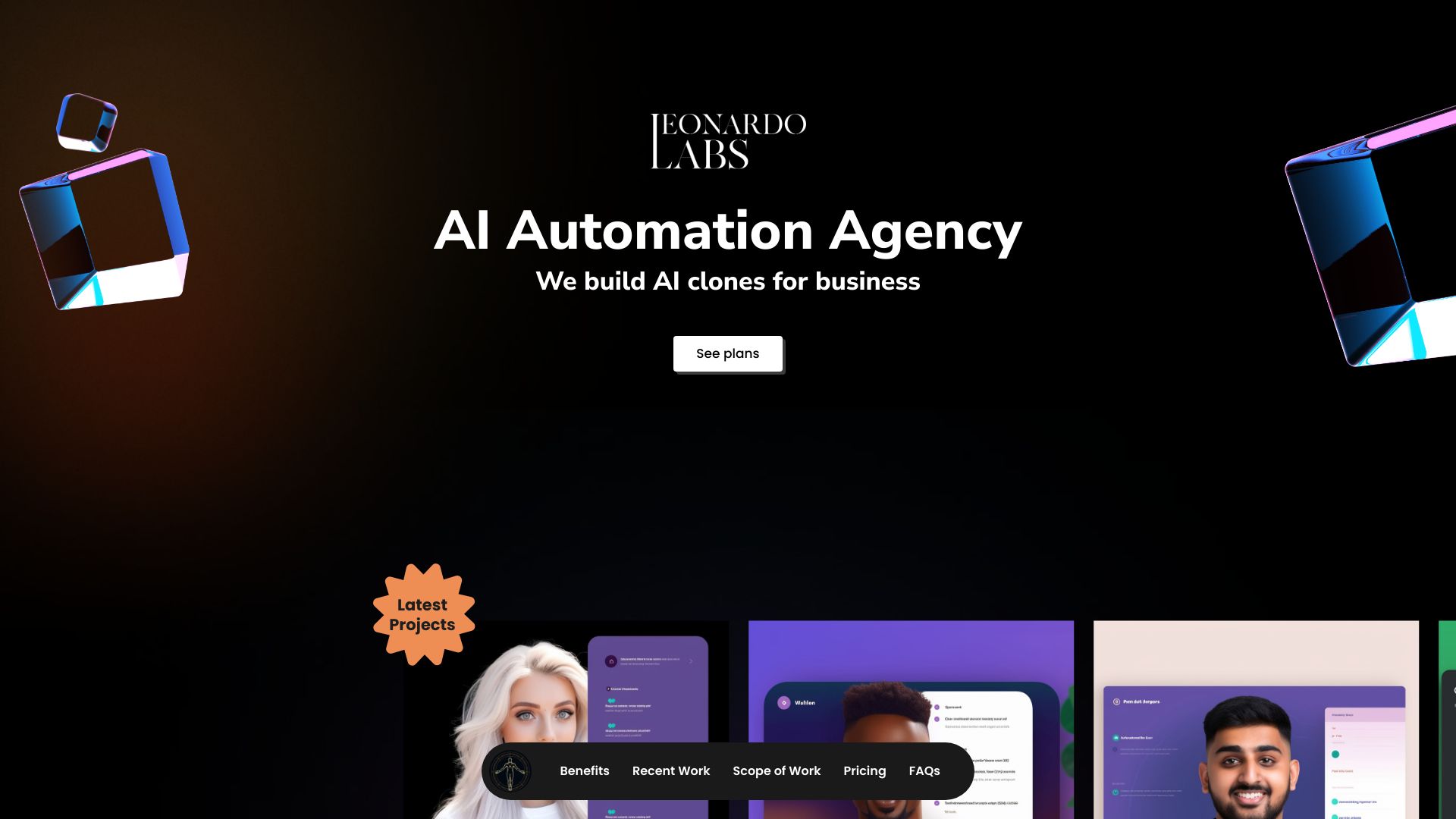Leonardo Labs网页截图,Leonardo Labs网页快照