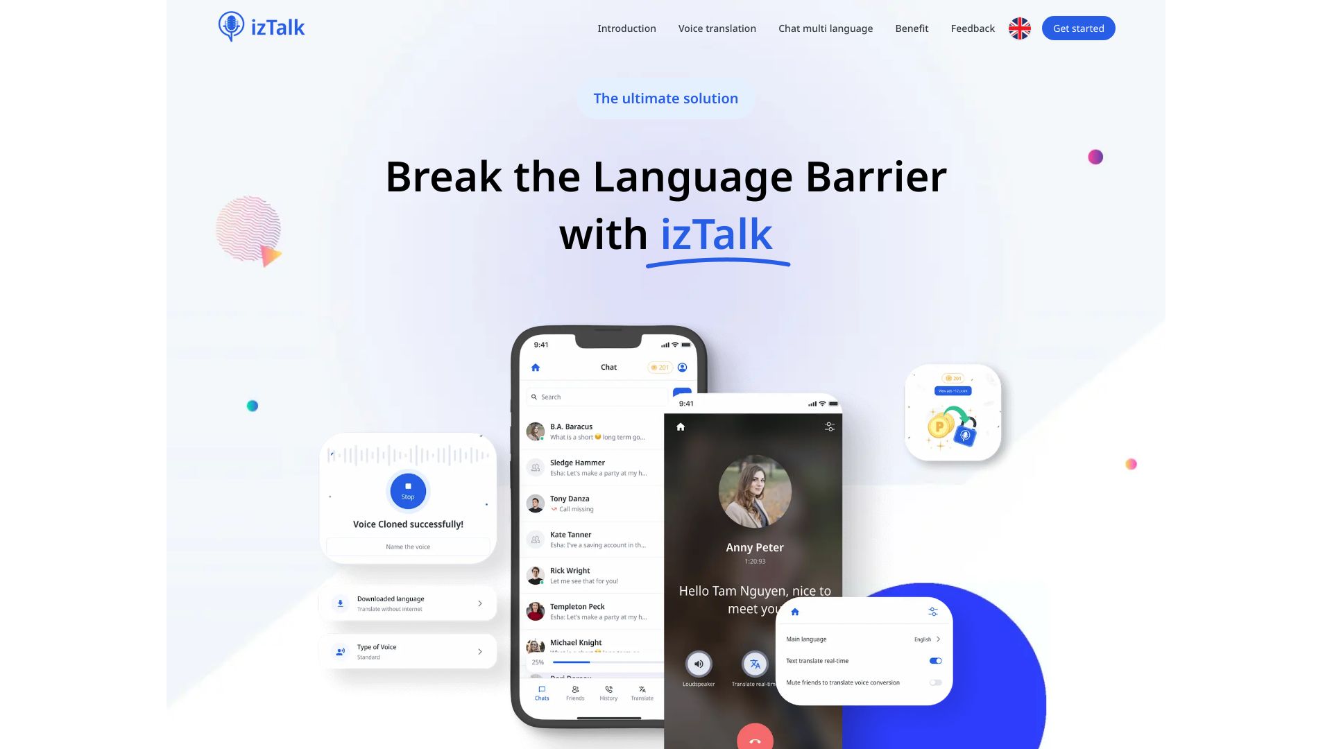 izTalk网页截图,izTalk网页快照