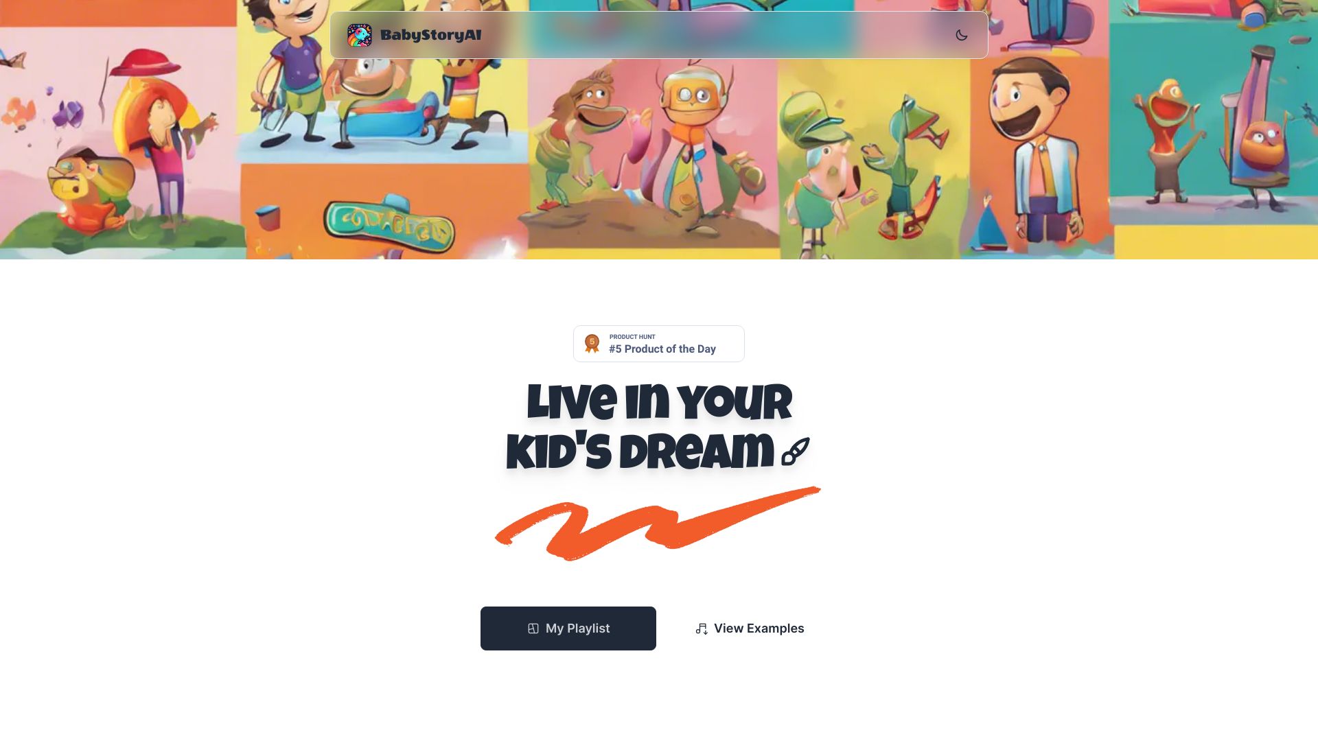 BabyStoryAI网页截图,BabyStoryAI网页快照
