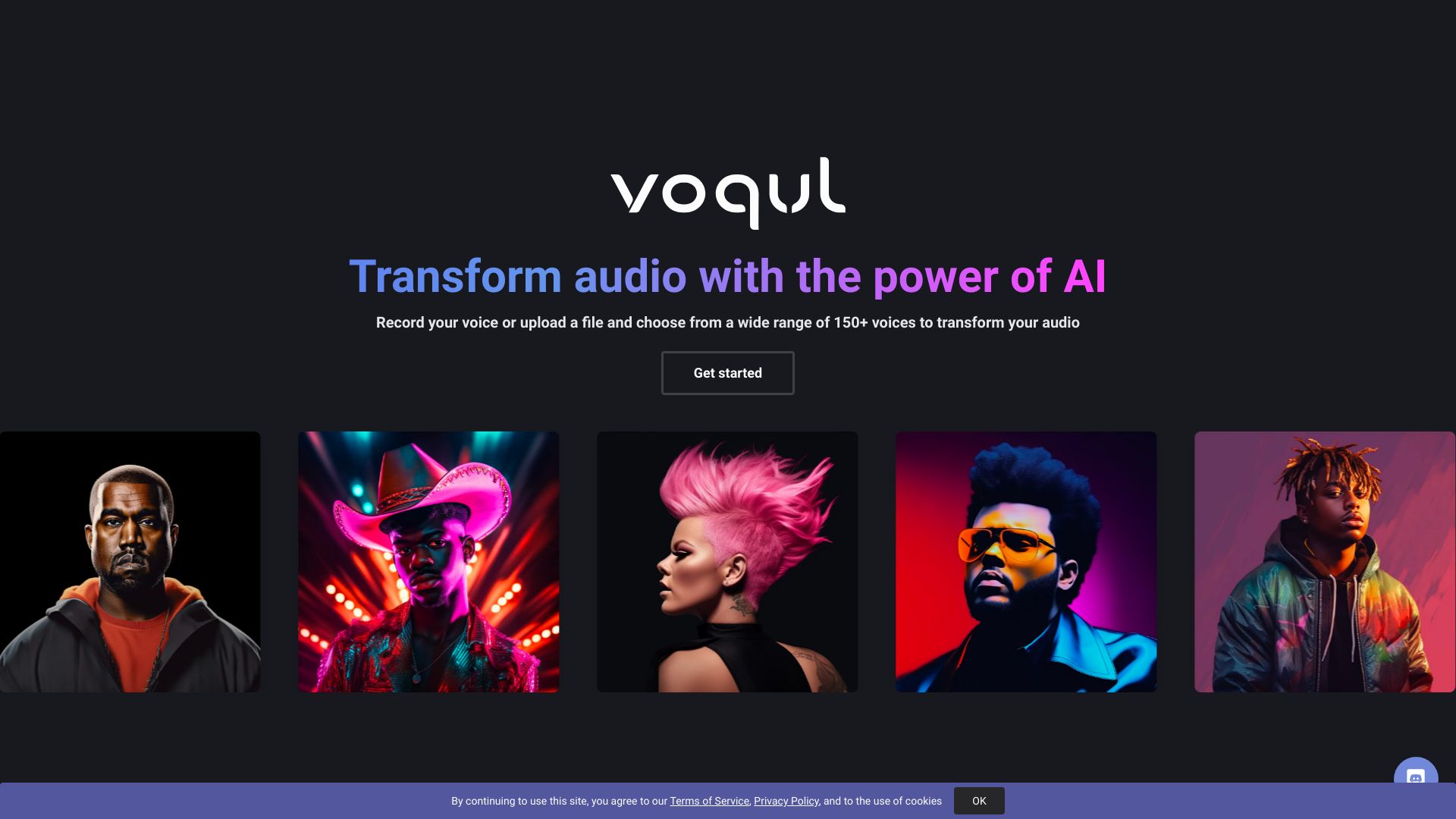 Voqul网页截图,Voqul网页快照