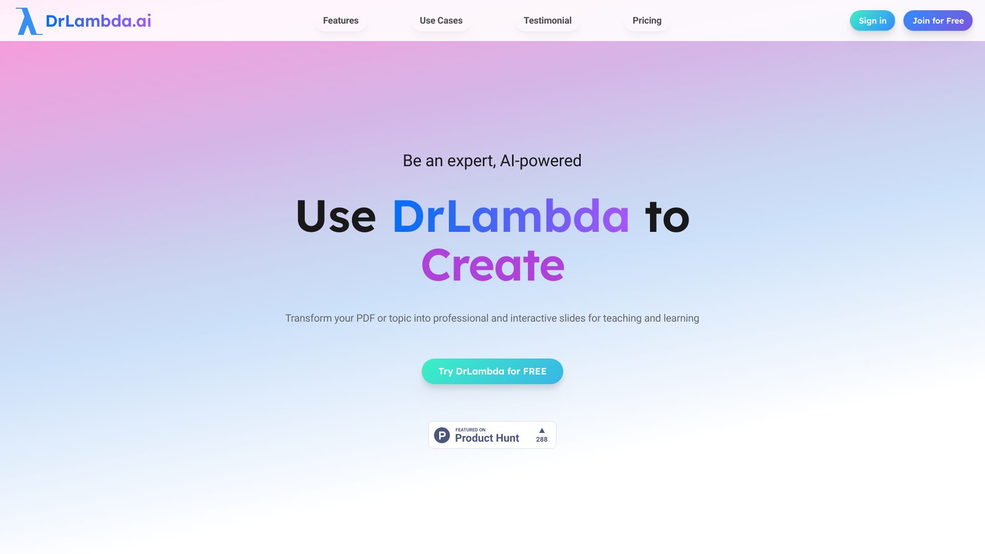 Dr. Lambda网页截图,Dr. Lambda网页快照